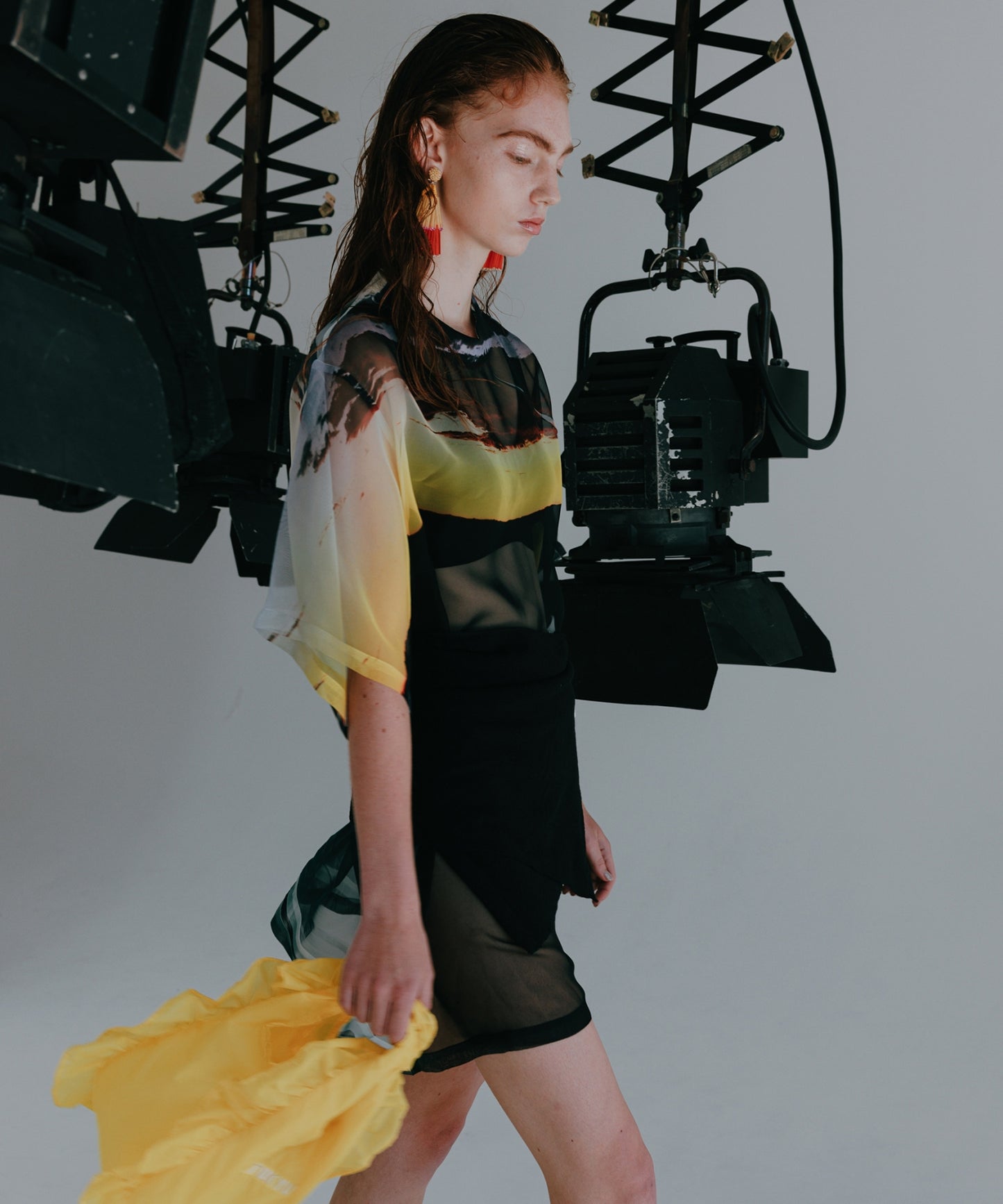 DIRECT PRINT SHEER T-SHIRT【納期4月下旬】
