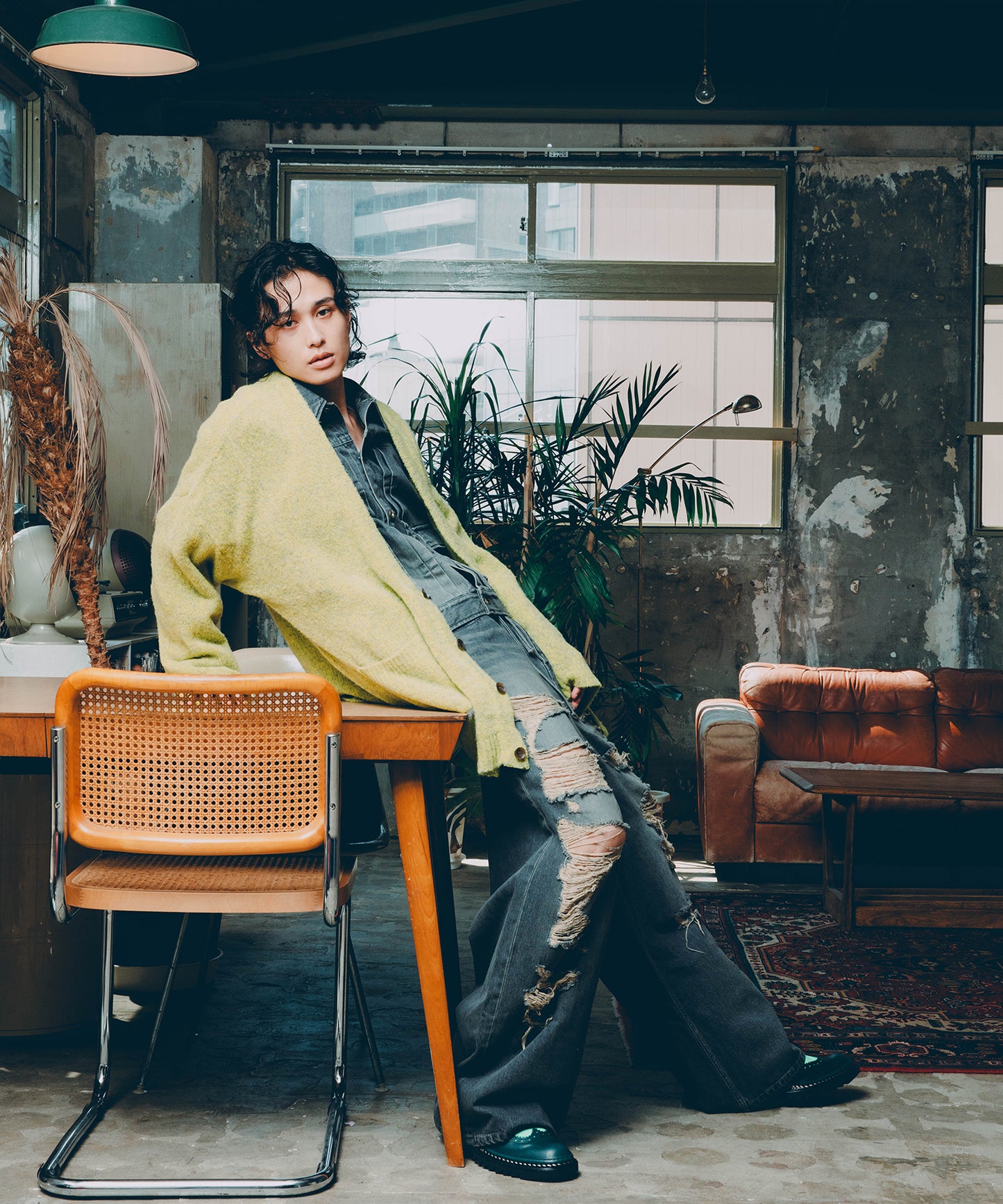 BORO DENIM BLOUSON