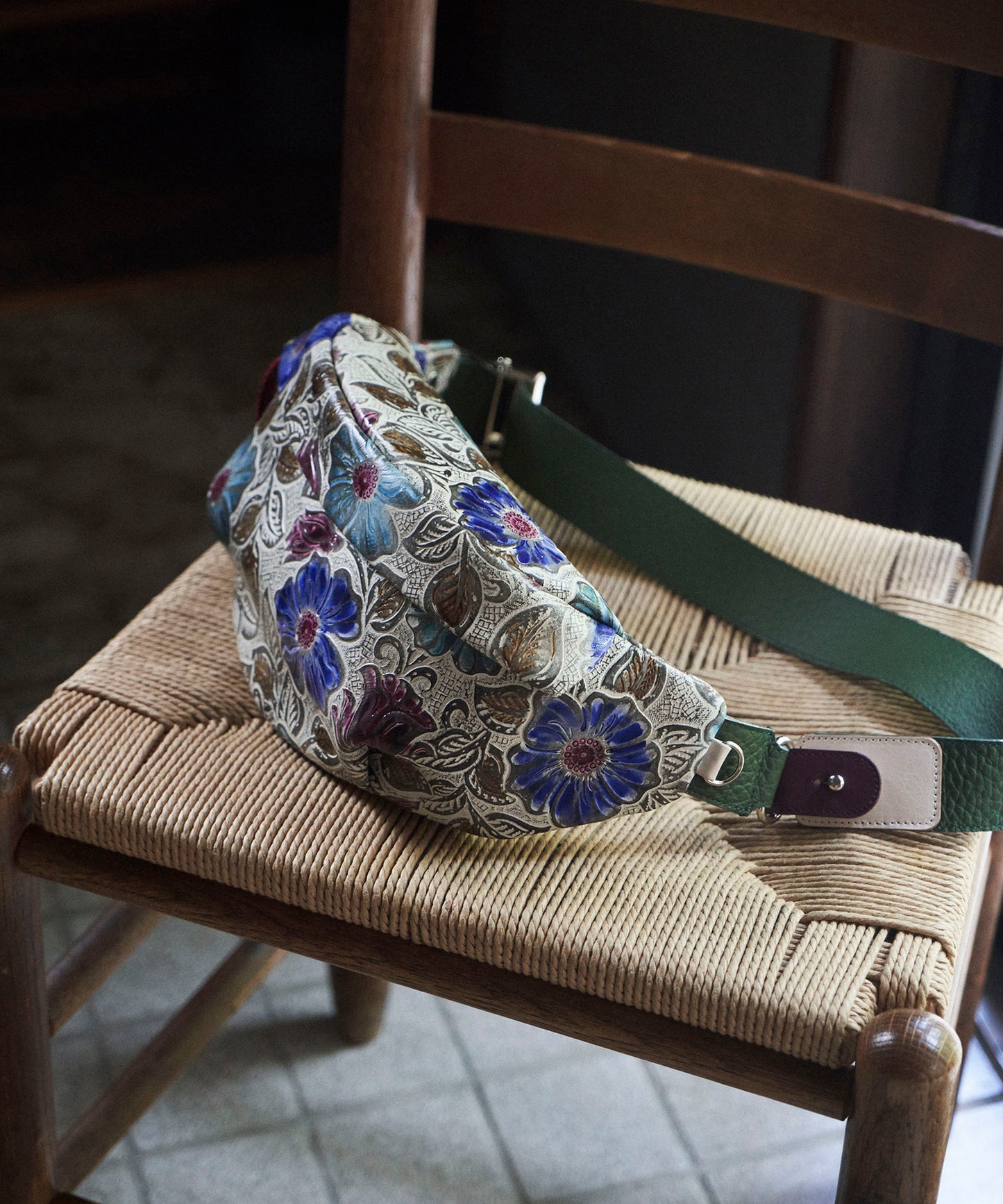 フラワーウエストバック