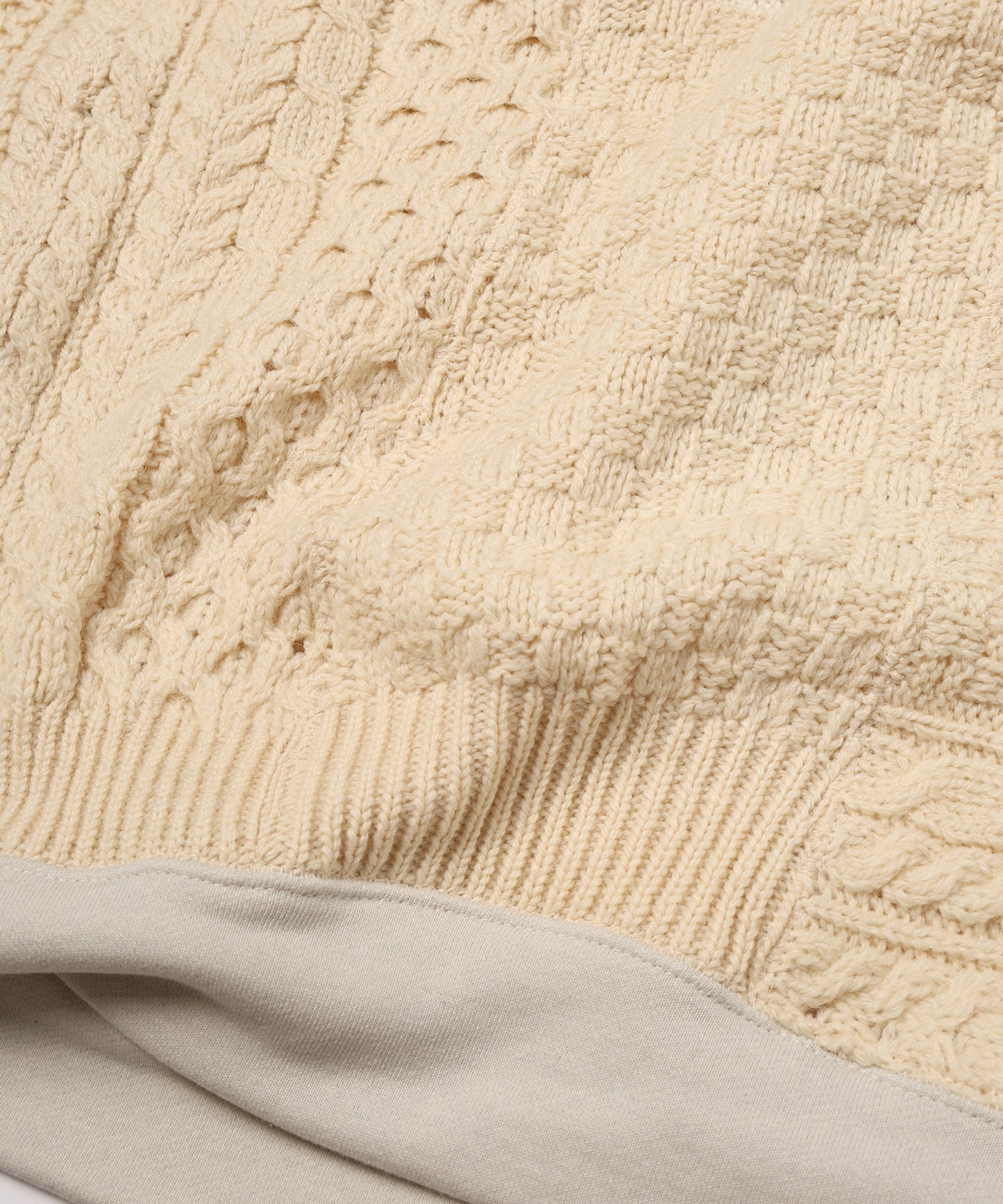 PATCH KNIT P/O(PRINT)