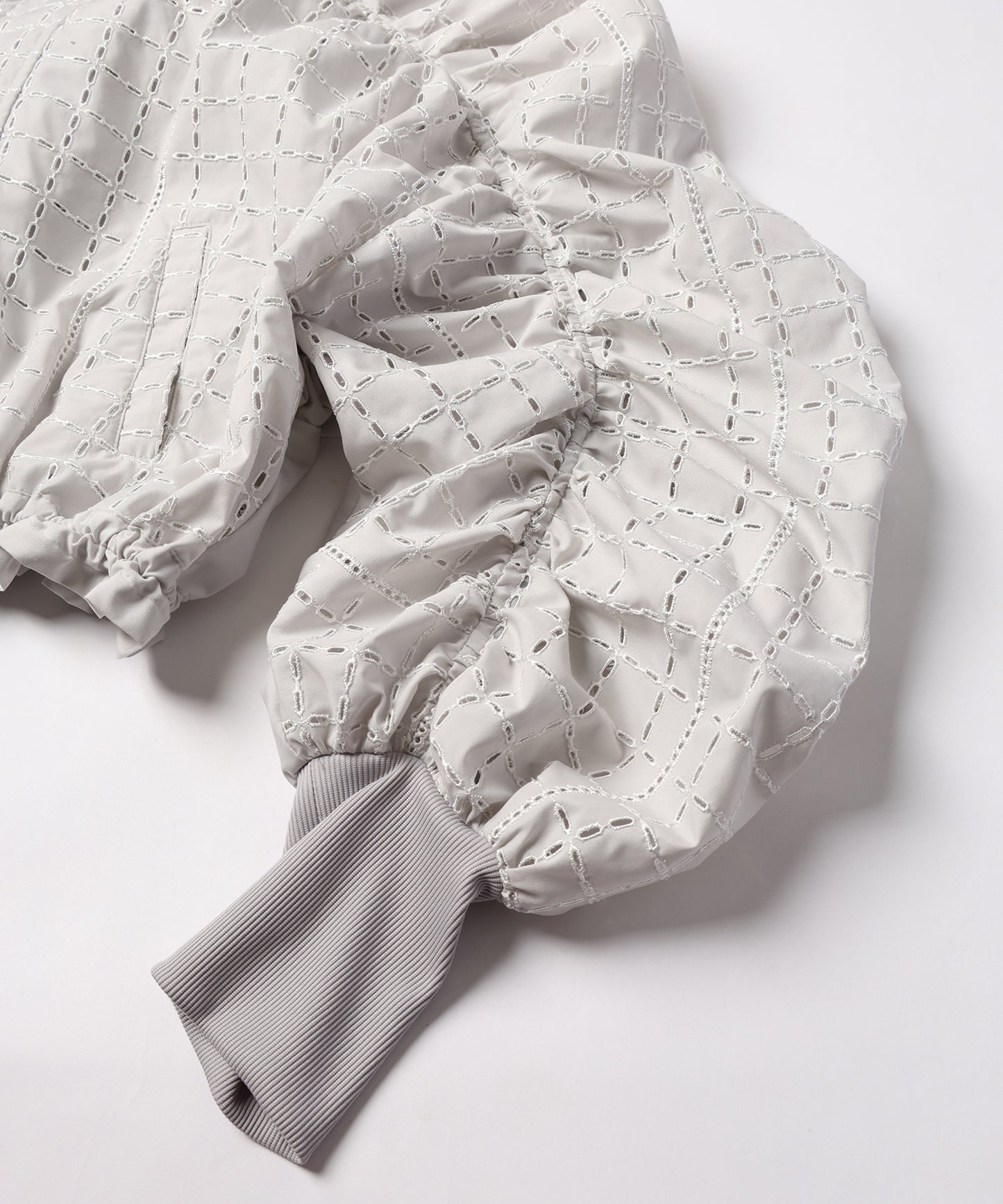CHECK LACE BLOUSON / チェックレース ブルゾン 【納期8月中旬】