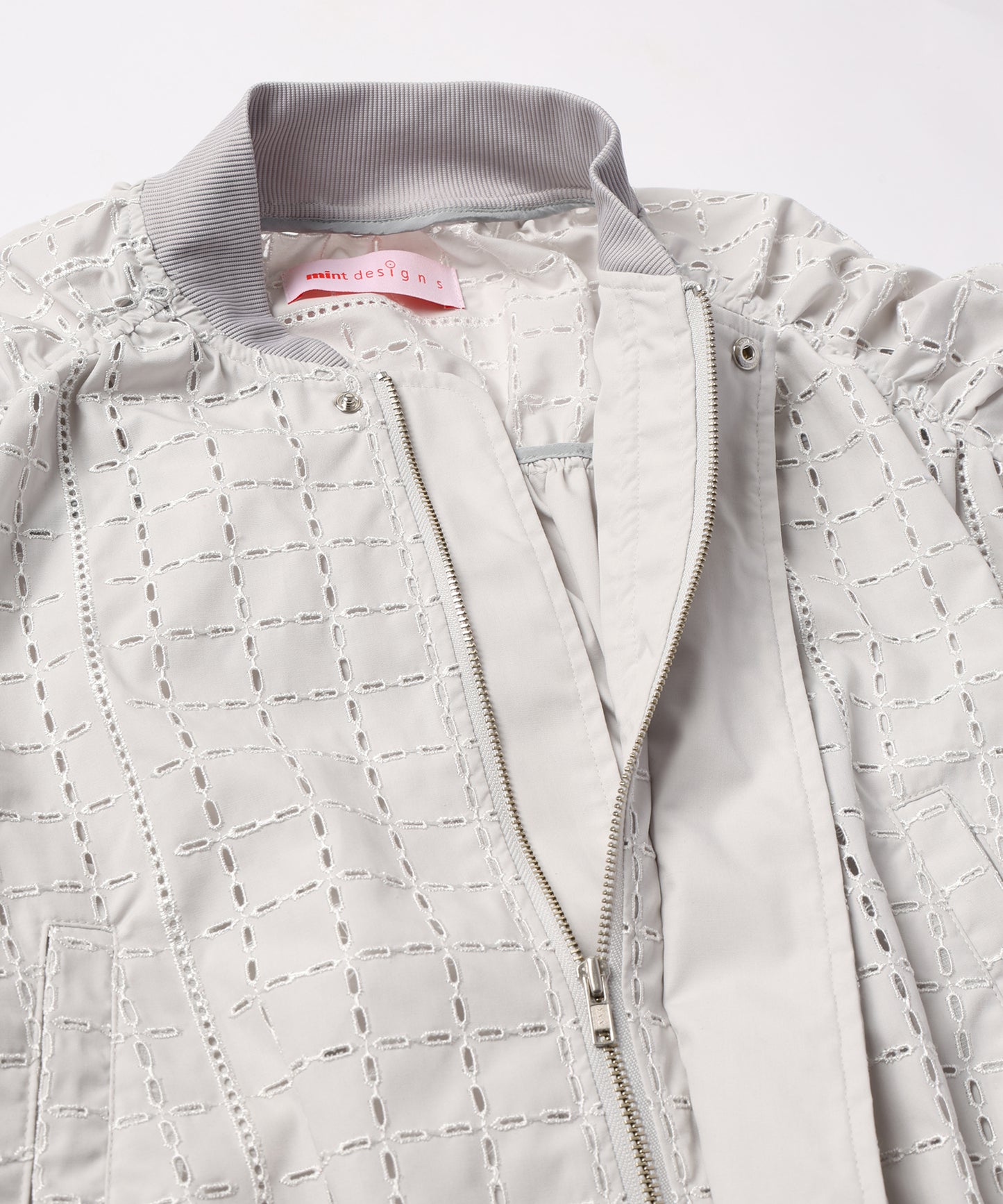CHECK LACE BLOUSON / チェックレース ブルゾン 【納期8月中旬】