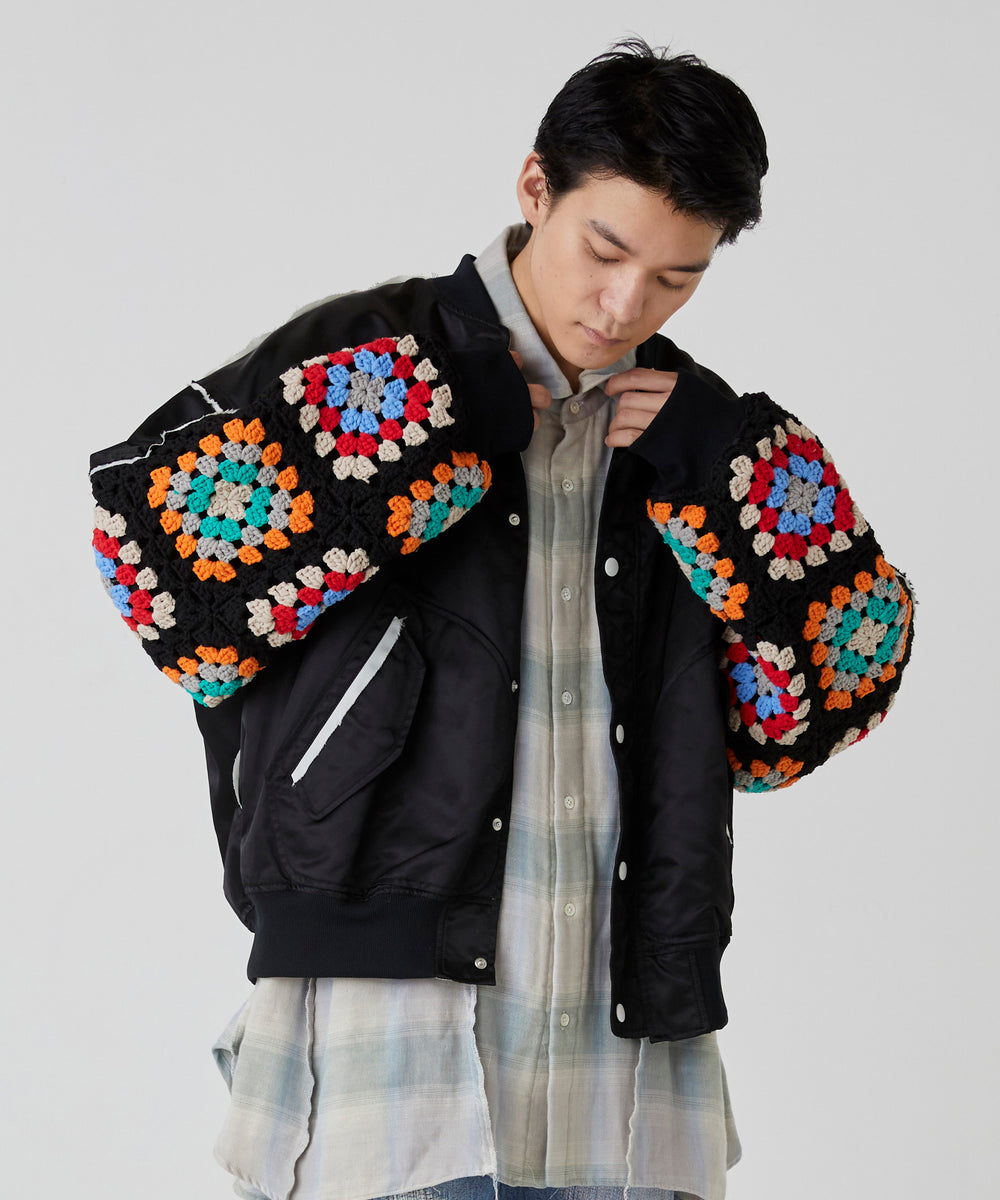 新品未使用 22AW DISCOVERED CROCHET SLEEVE MA1DISCOVE - ジャケット