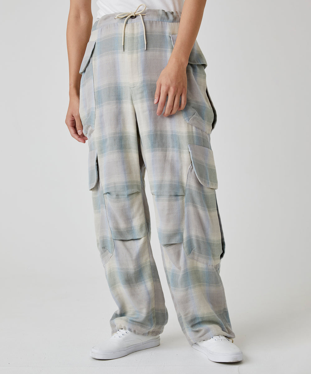 OMBRE CHECK KILAKILA CARGO PANTS