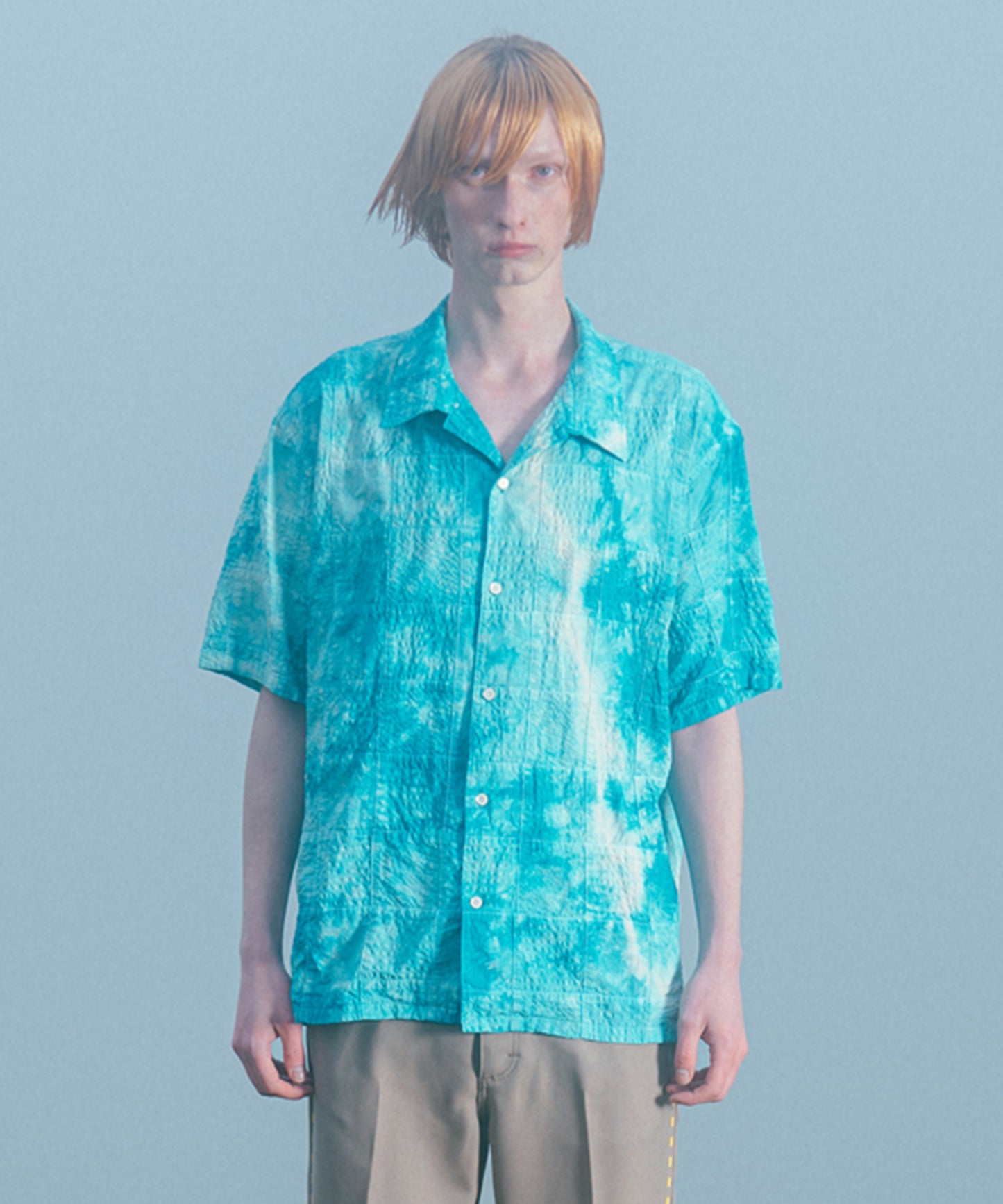 TIE-DYE PATCHWORK SHIRT 納期3月中旬