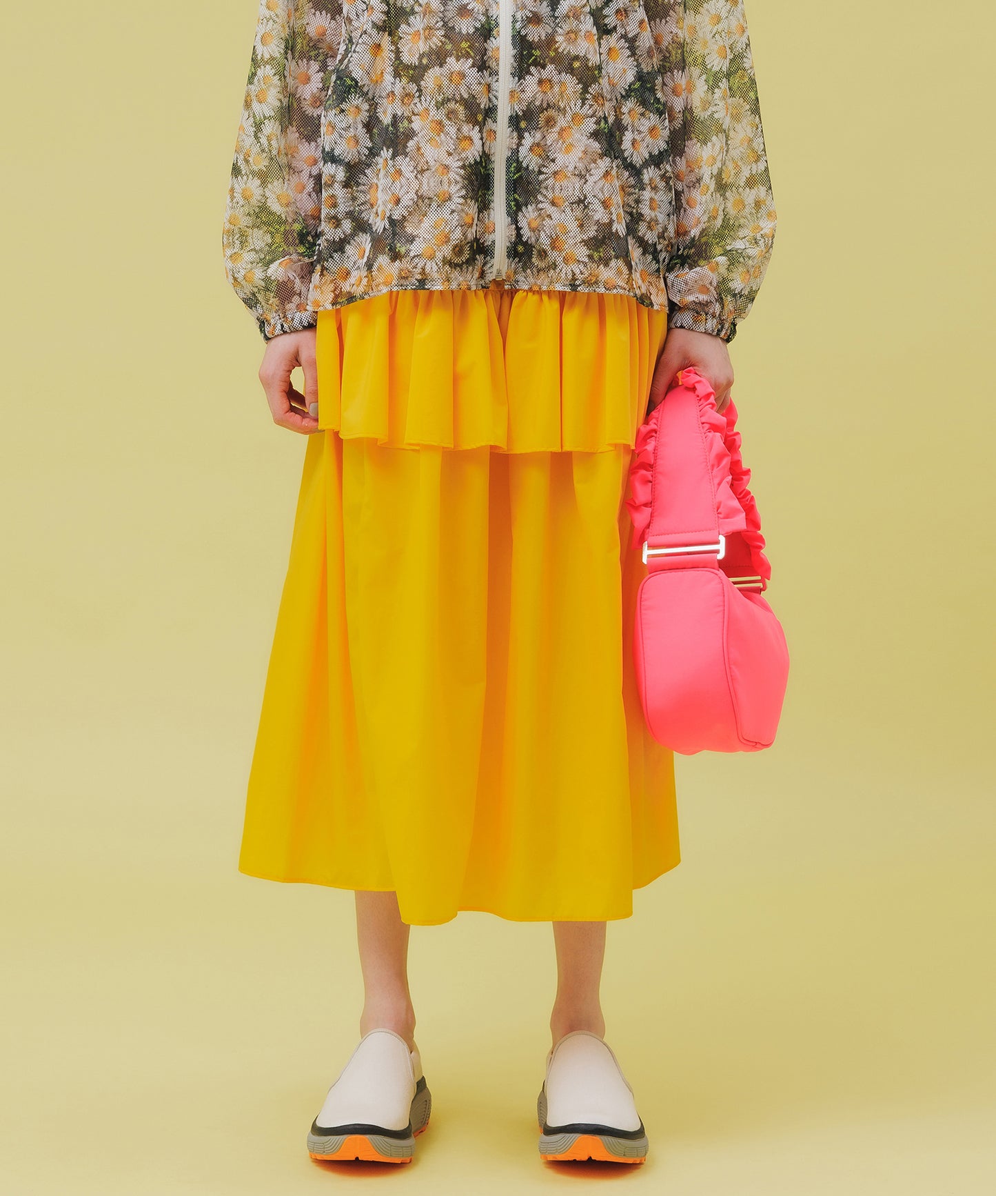 NYLON FRILL SKIRT【納期2月下旬】