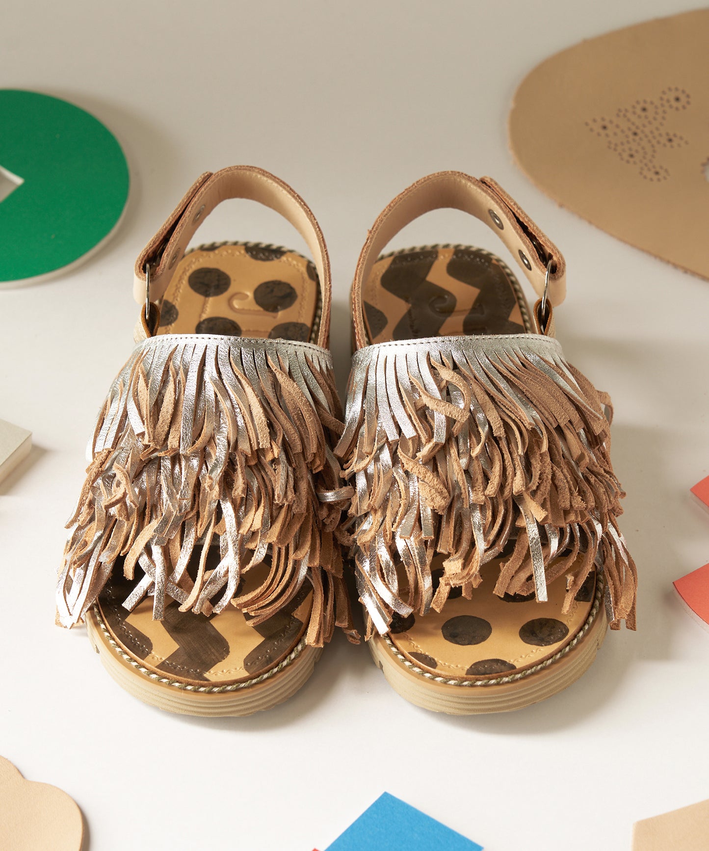 あなたのくせっ毛サンダル_Beige×Beige sole