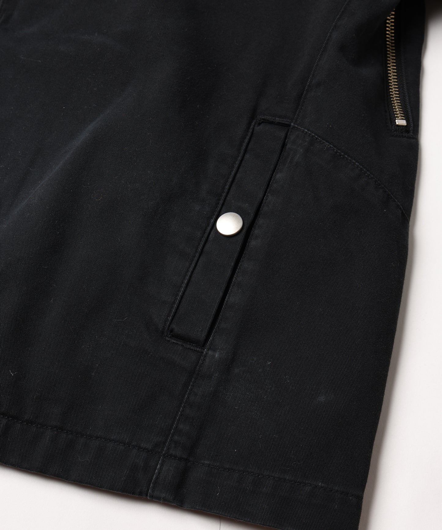 DRAPING CHINO ZIPJACKET