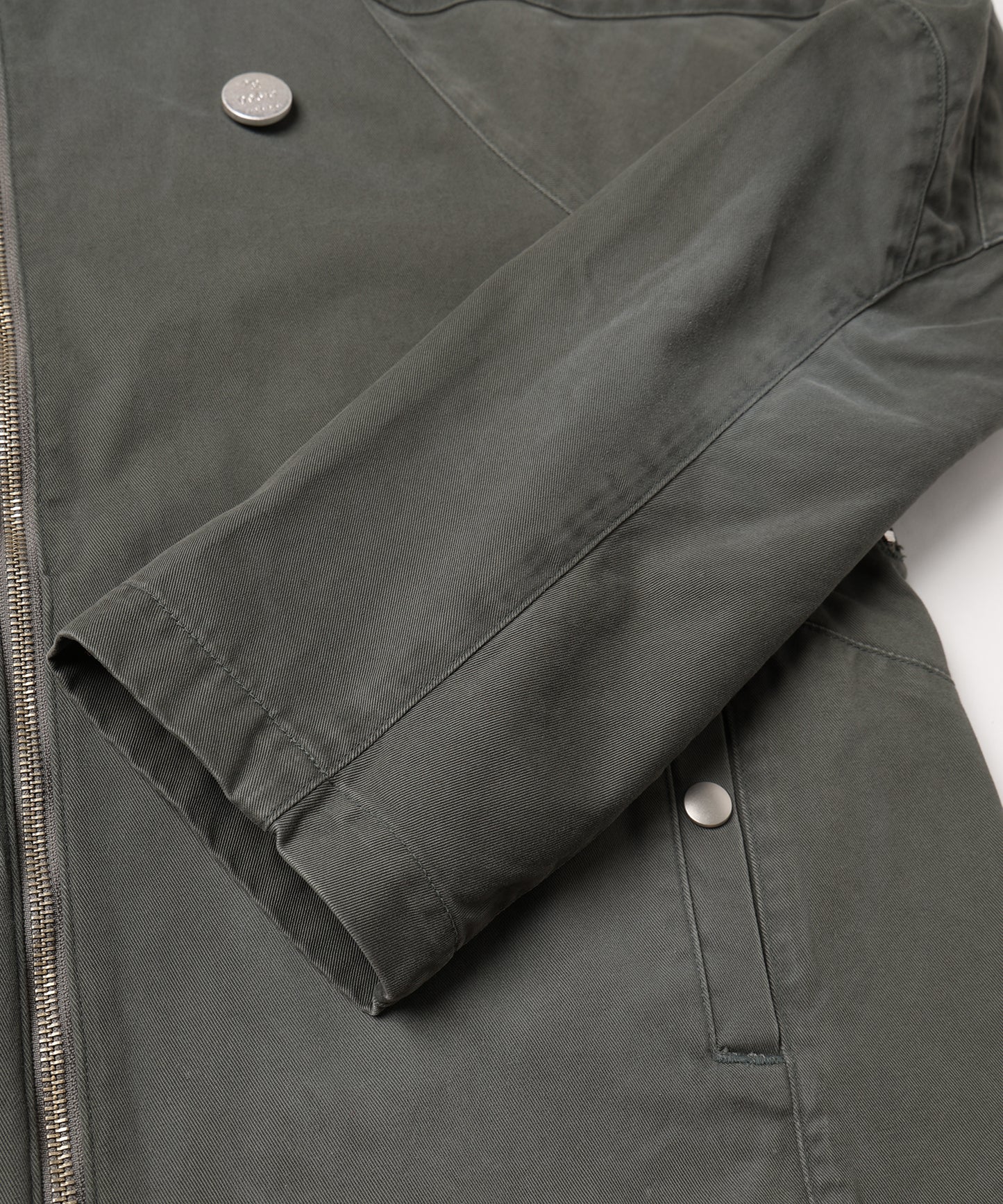 DRAPING CHINO ZIPJACKET