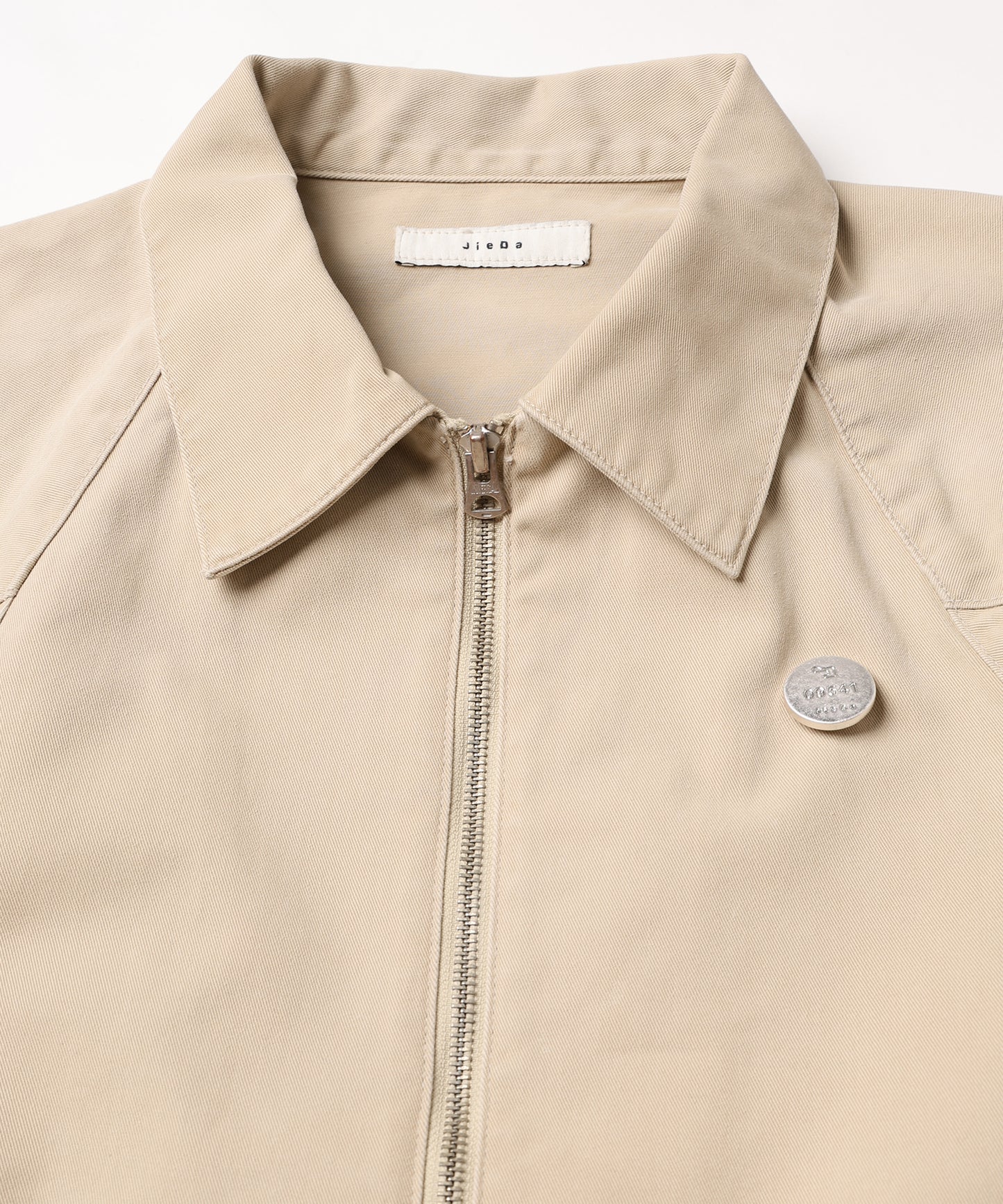 DRAPING CHINO ZIPJACKET