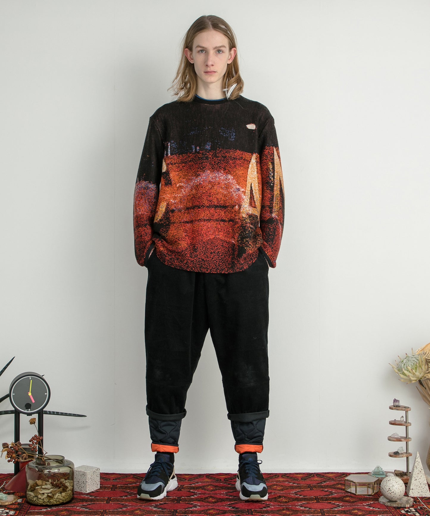 Double Exposure Knit Sweater