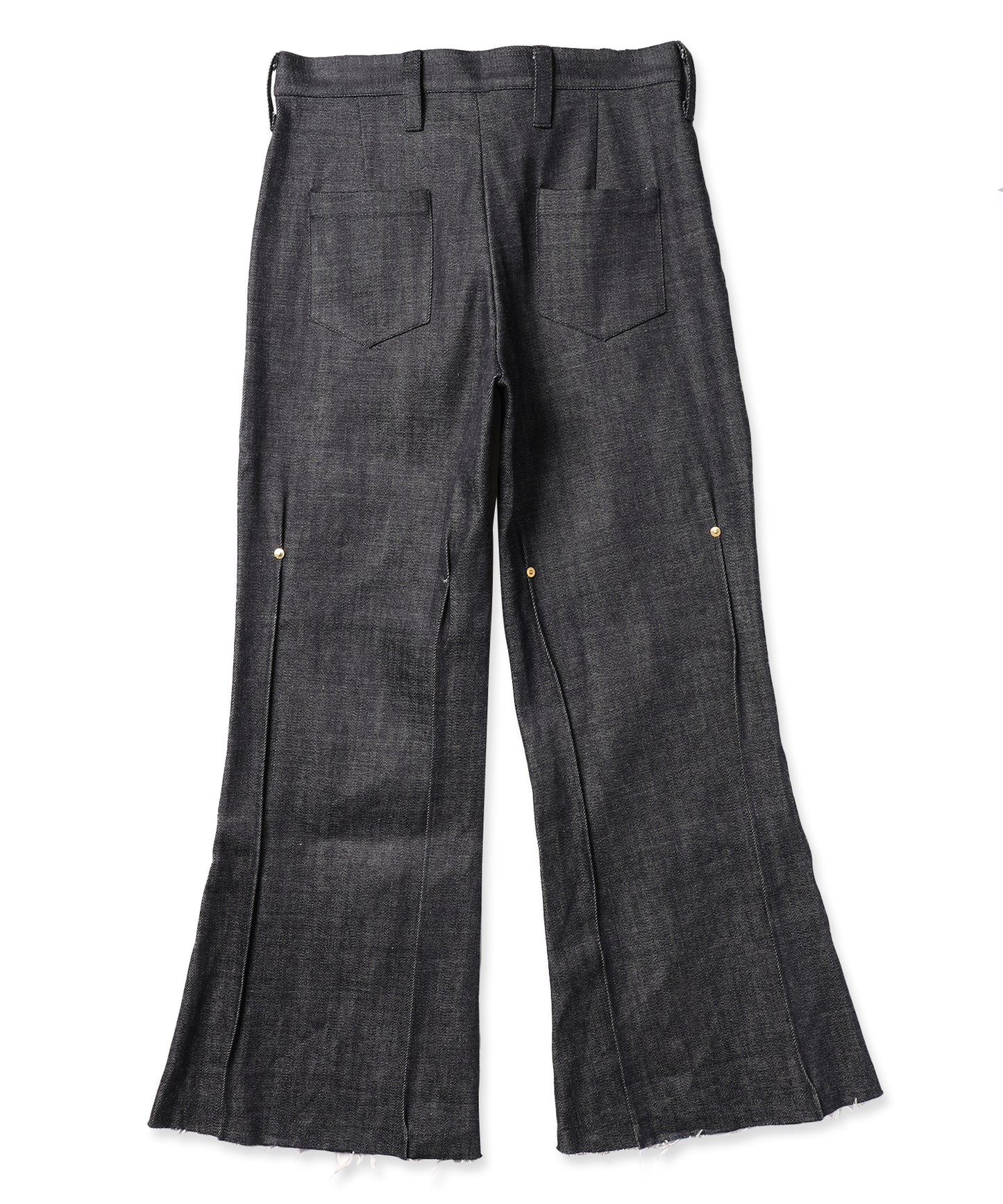 【 Marche Fleur 】Square Flare Denim Pants