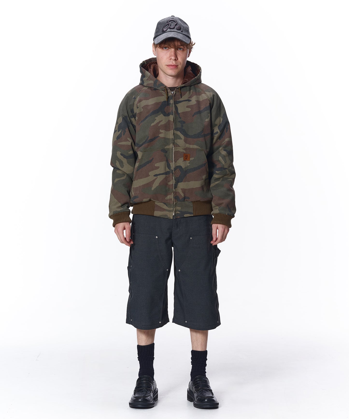FADE CAMO NYLON PARKA