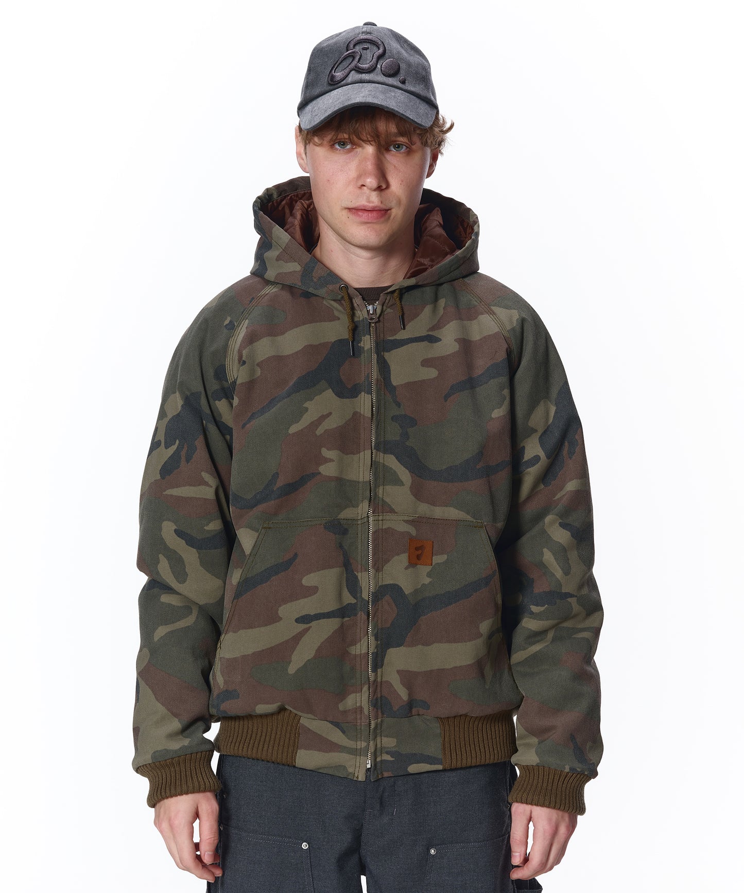 FADE CAMO NYLON PARKA