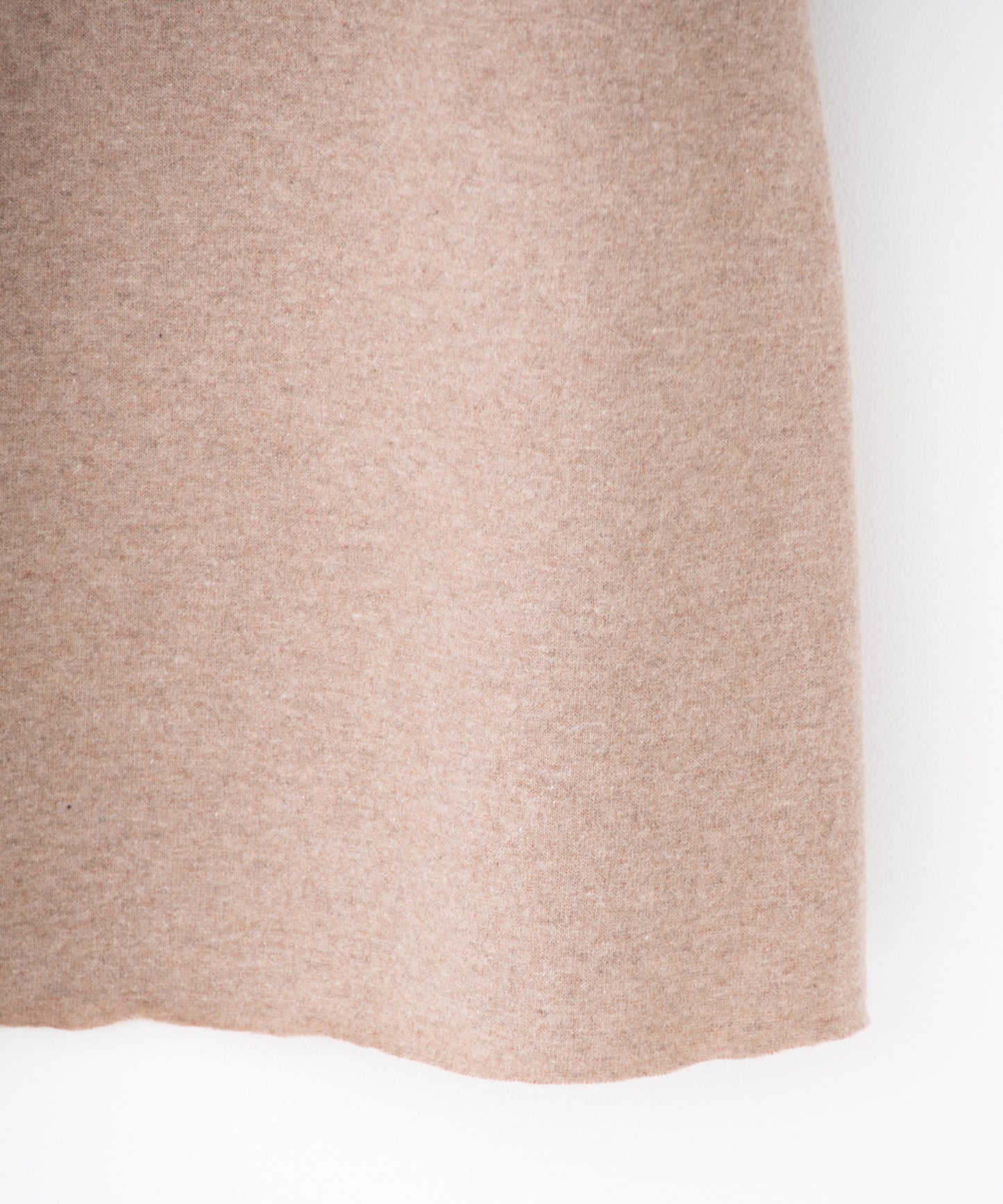 soft wool bottle neck dress