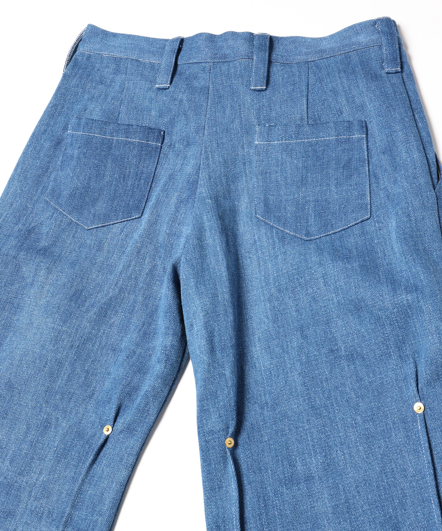 【 Marche Fleur 】Square Flare Denim Pants