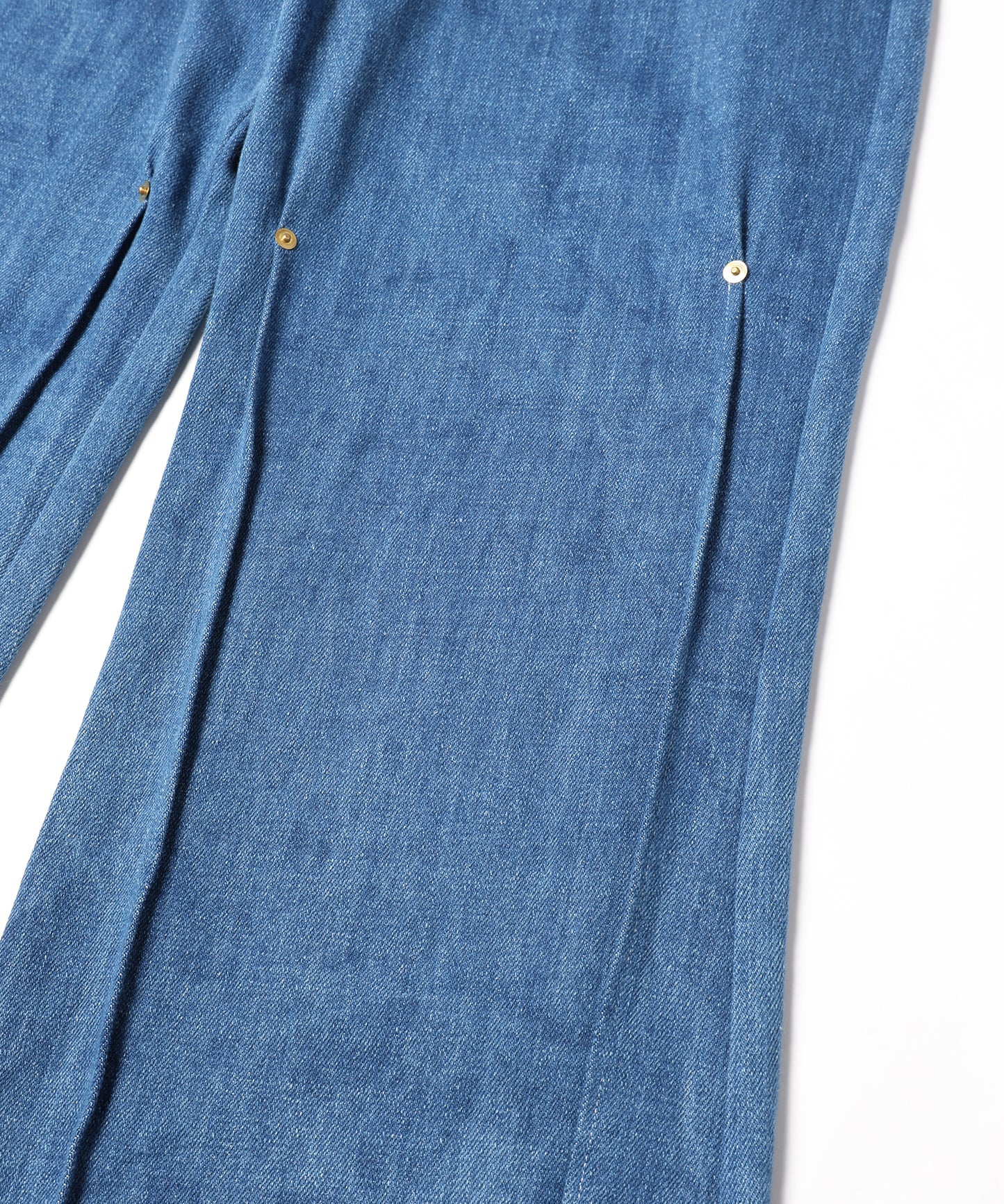 【 Marche Fleur 】Square Flare Denim Pants