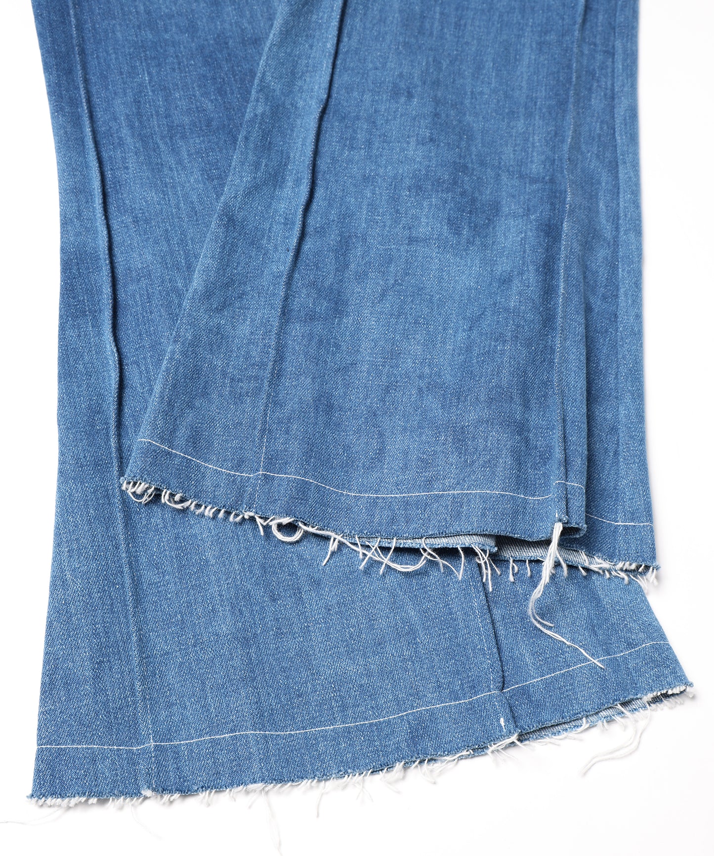 【 Marche Fleur 】Square Flare Denim Pants