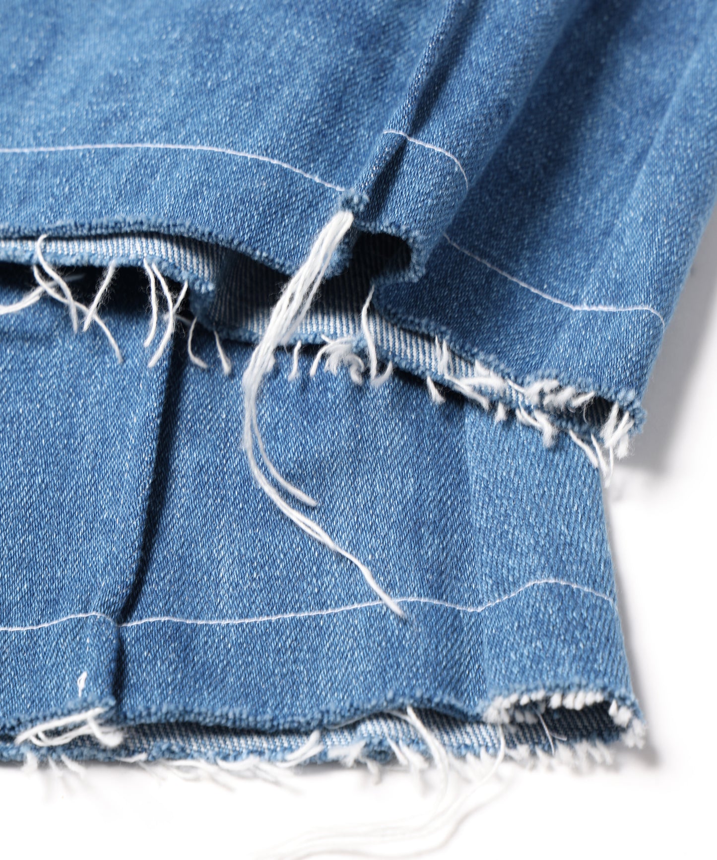 【 Marche Fleur 】Square Flare Denim Pants