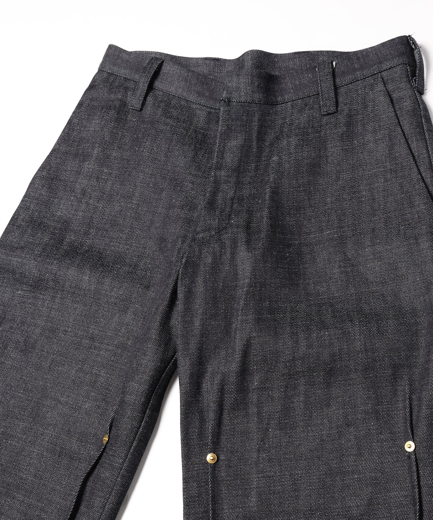 【 Marche Fleur 】Square Flare Denim Pants