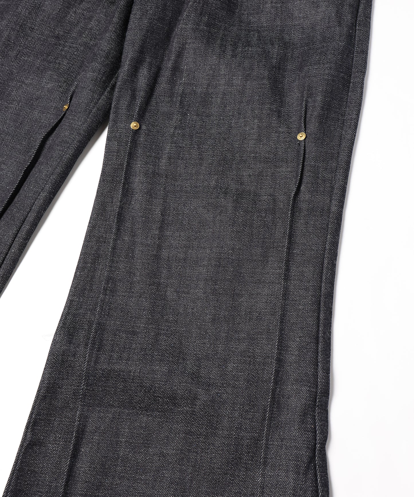 【 Marche Fleur 】Square Flare Denim Pants