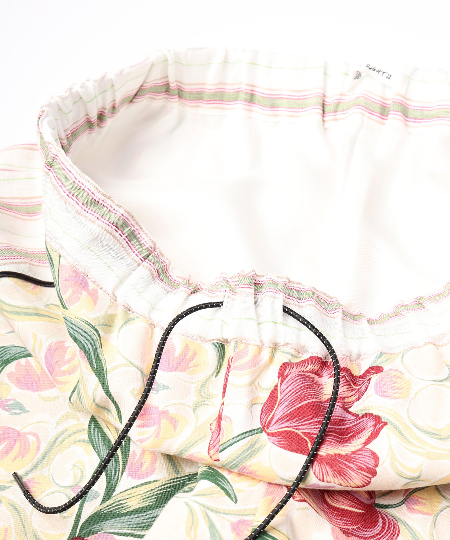 ANLIO × YEAH RIGHT!! Patchwork Wide Easy Pants (Stripe)