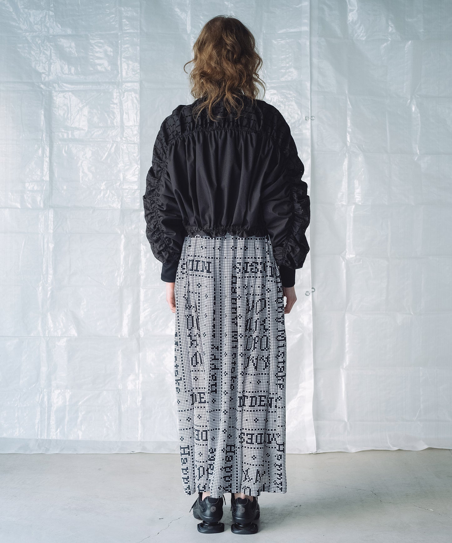CHECK LACE BLOUSON / チェックレース ブルゾン 【納期8月中旬】