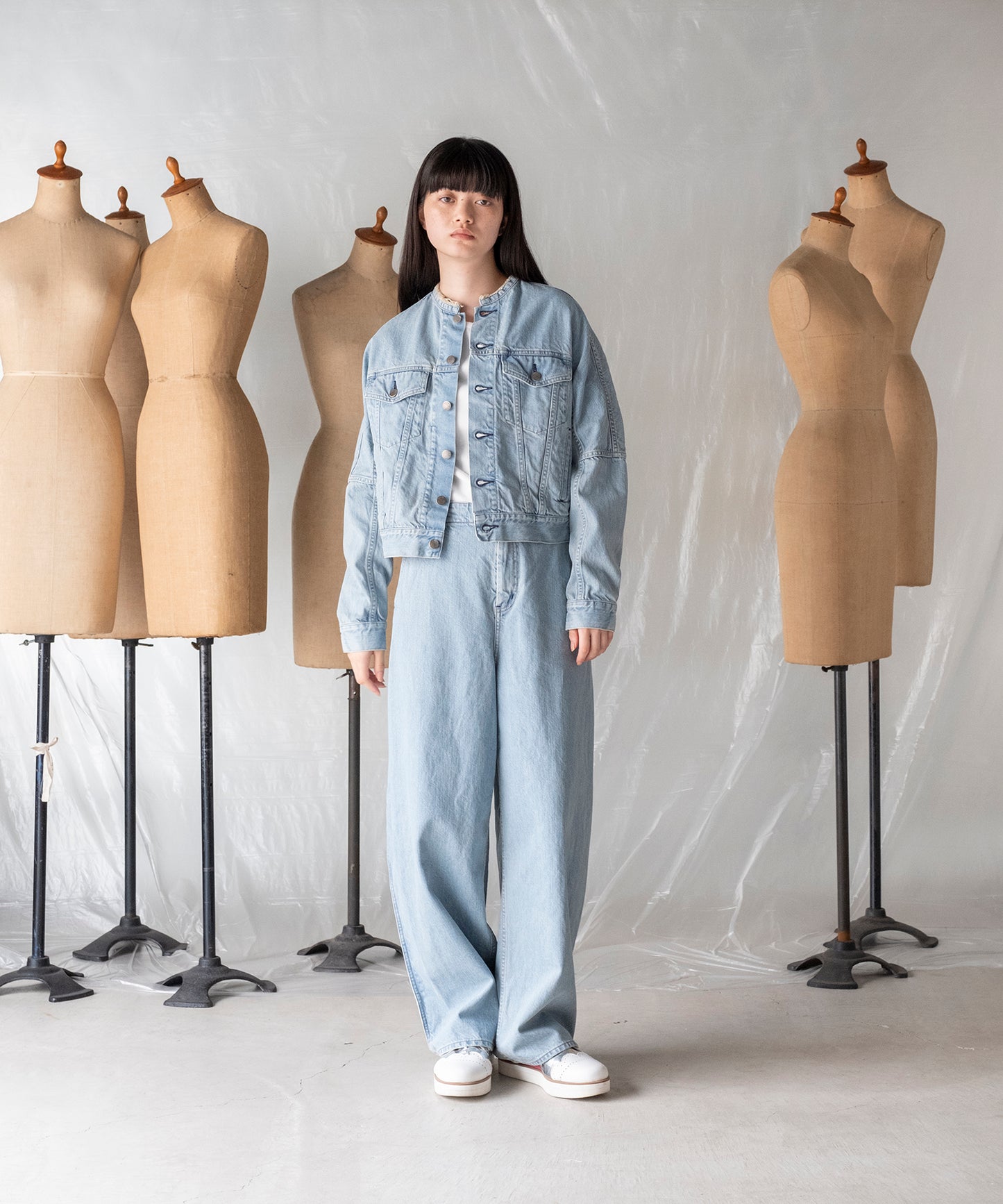 ARCH SLEEVE DENIM JACKET / アーチスリーブデニムジャケット【商品納期 1月下旬】