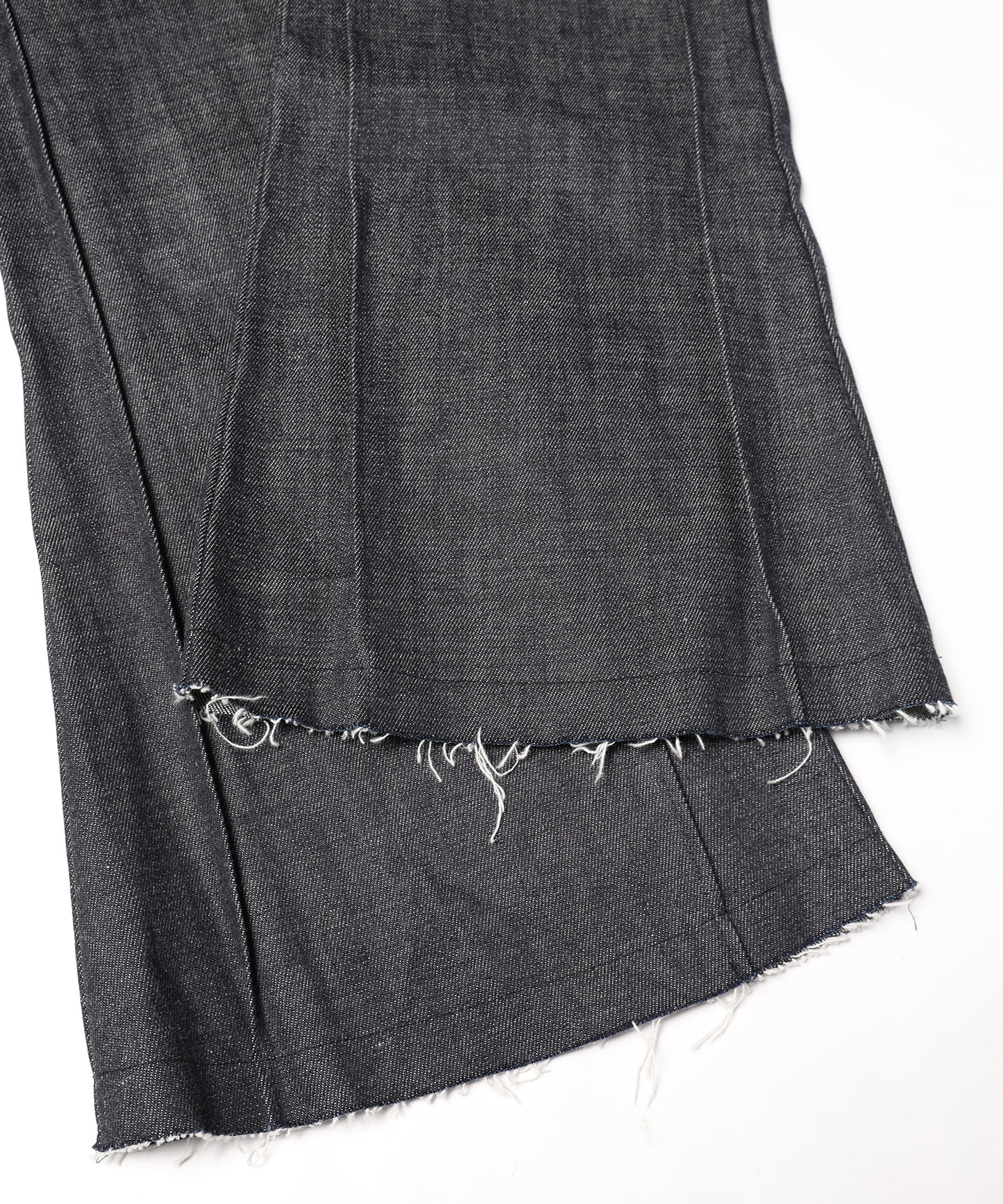 【 Marche Fleur 】Square Flare Denim Pants