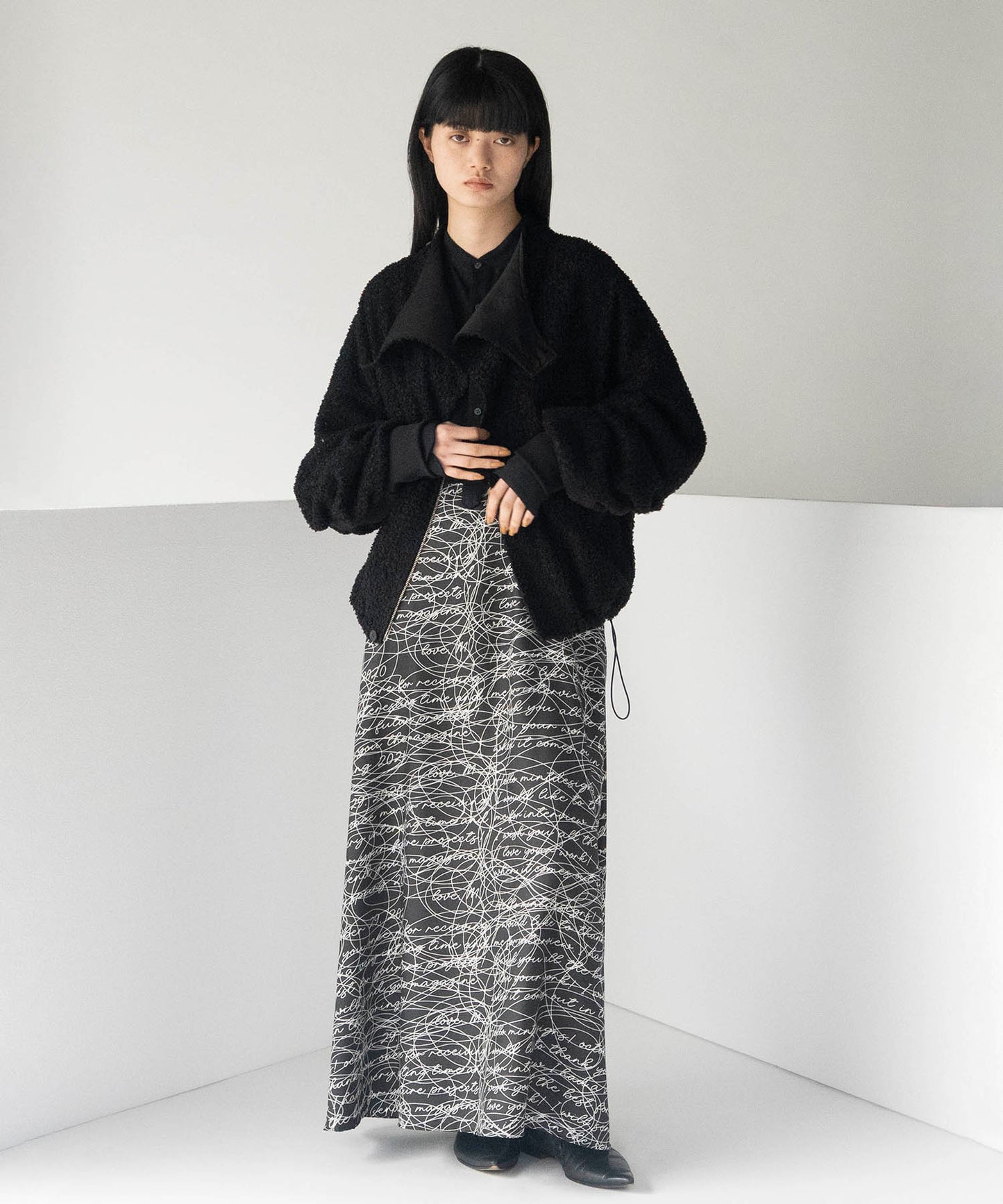 FEATHER LACE BLOUSON