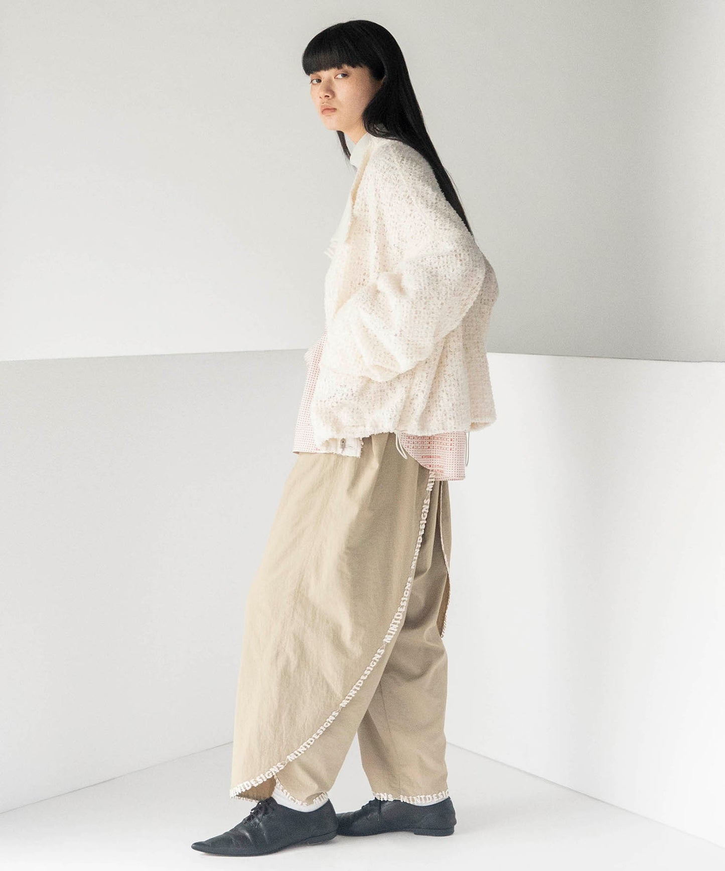 FEATHER LACE BLOUSON