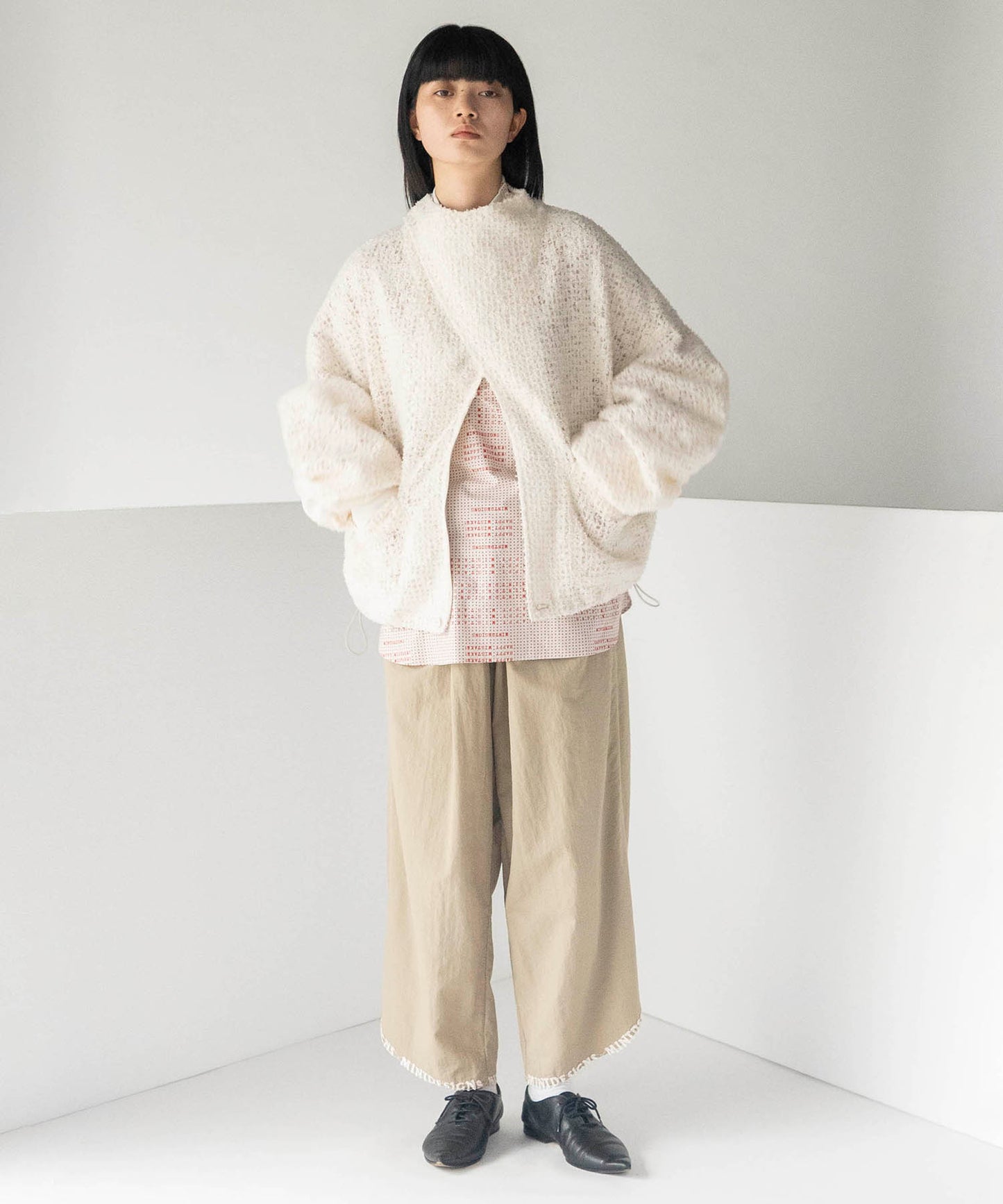 FEATHER LACE BLOUSON