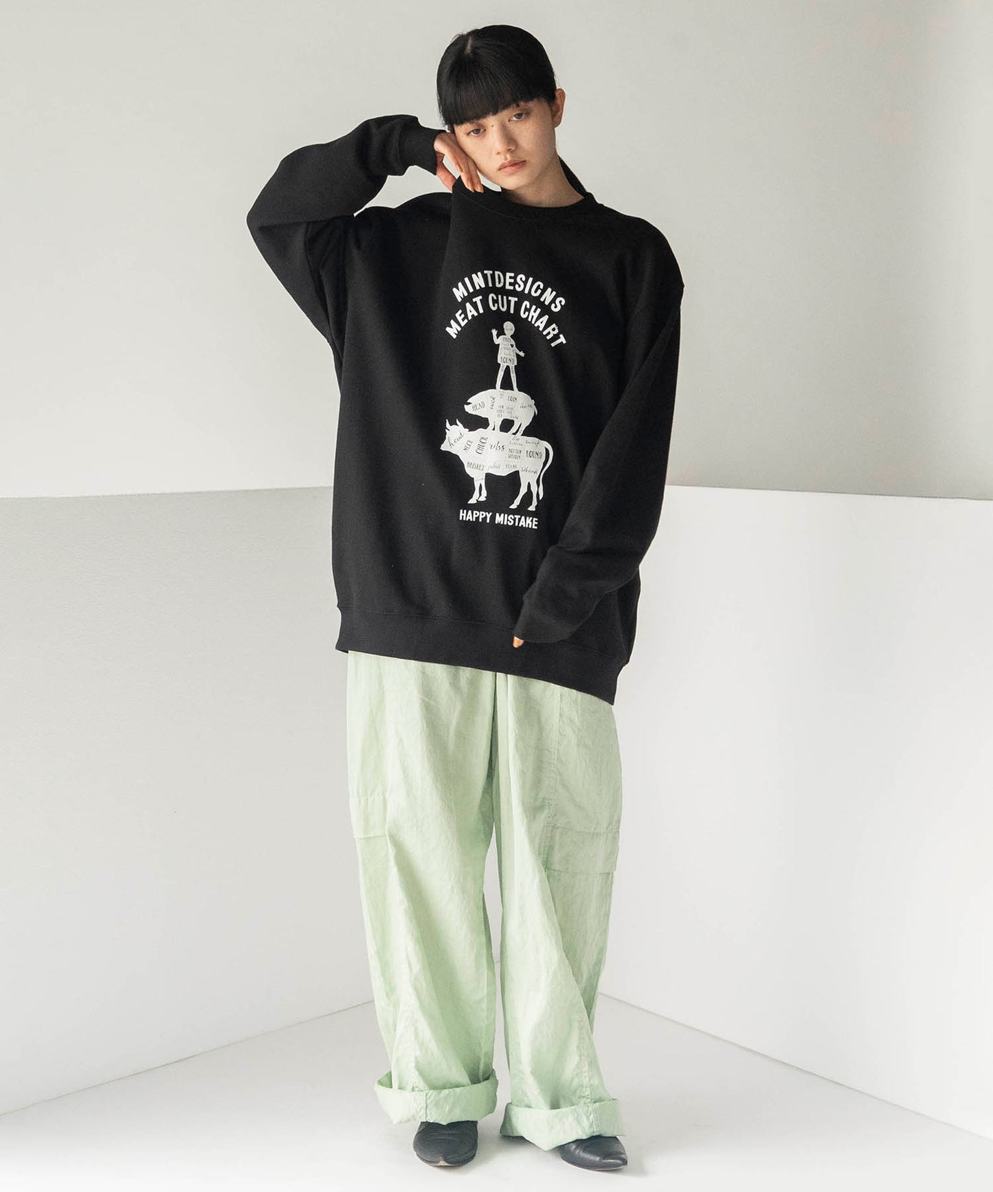 MEAT CHART SWEAT 【納期5月下旬】