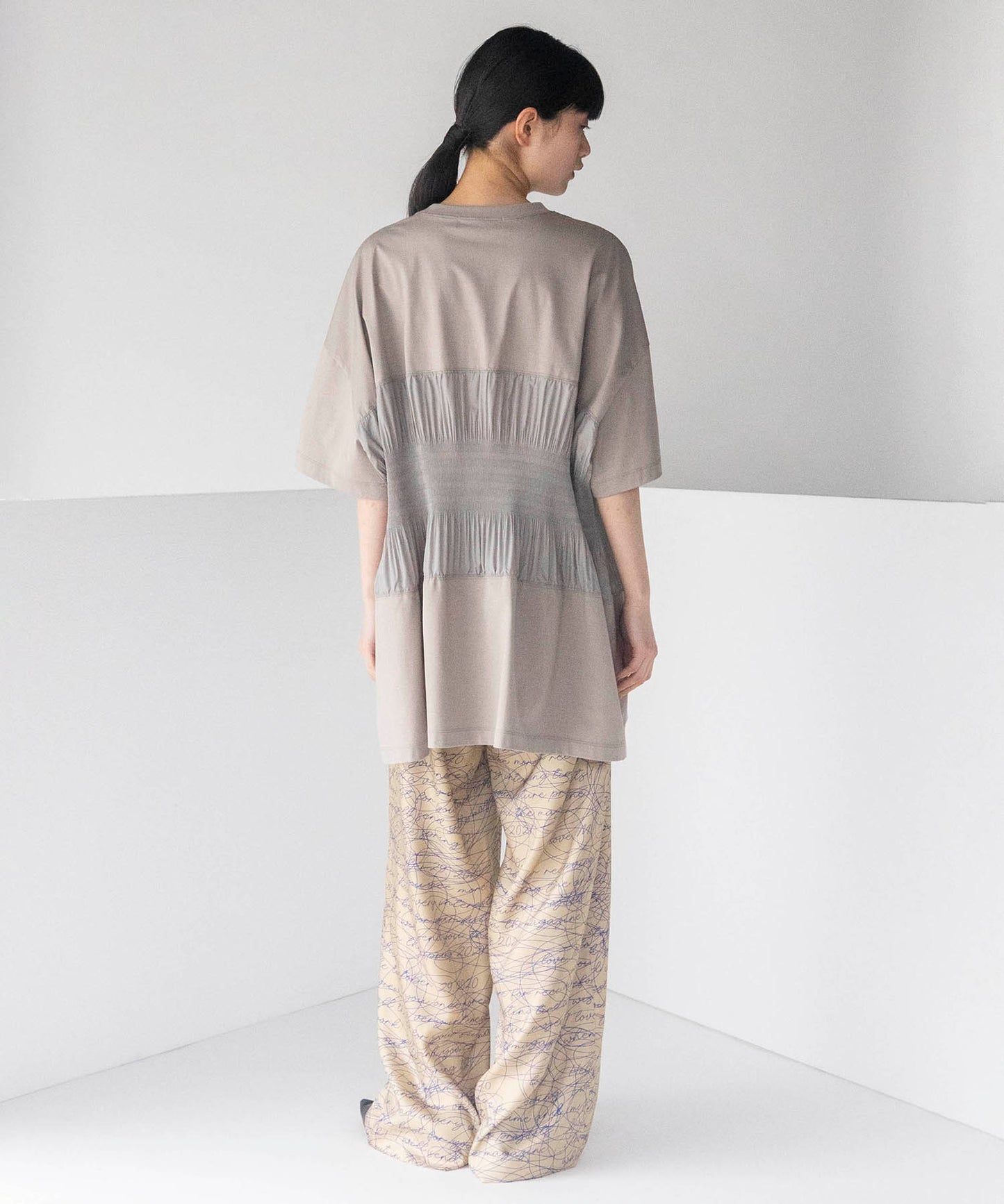 PLEATED T-SHIRT