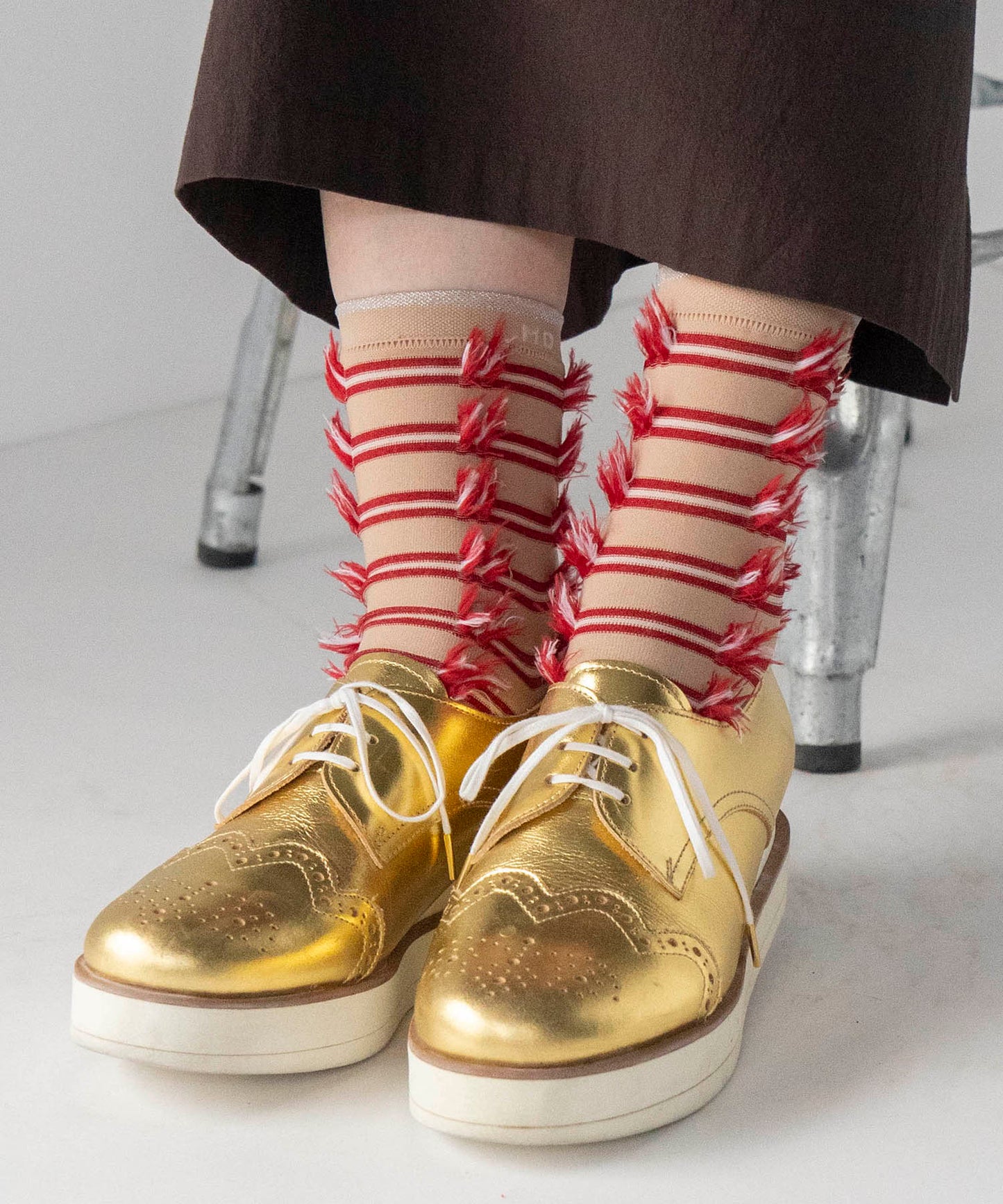 RIBBON JACQUARD SOCKS