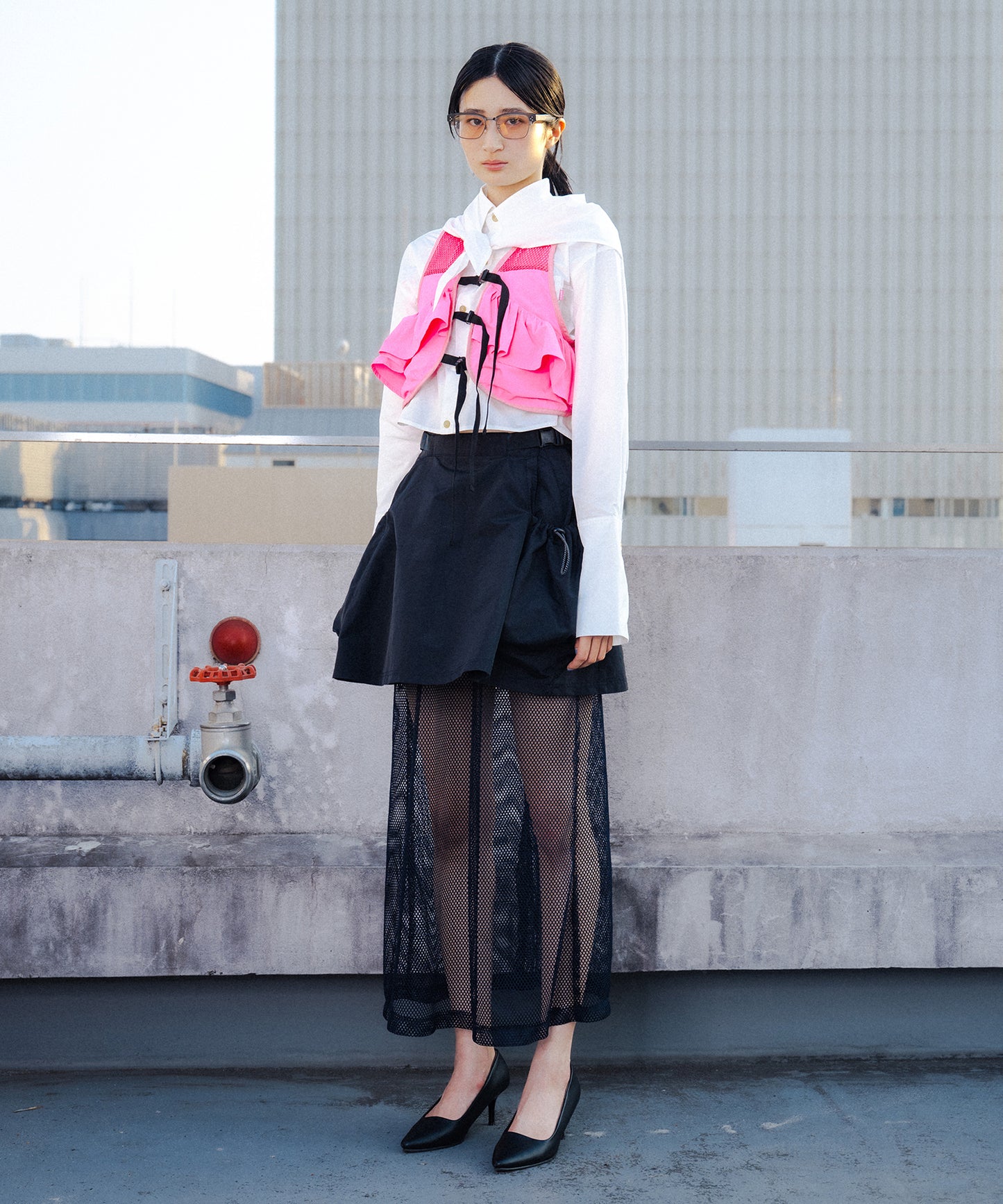 MESH LAYER SKIRT
