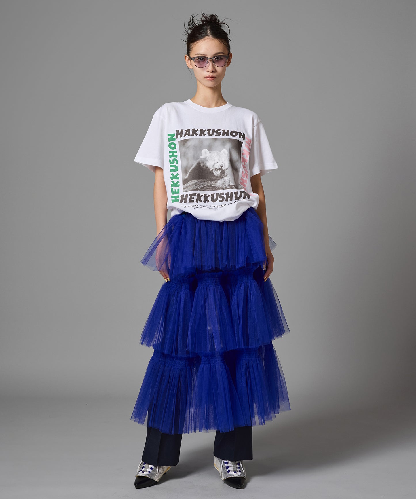 TULLE TIERED SKIRT