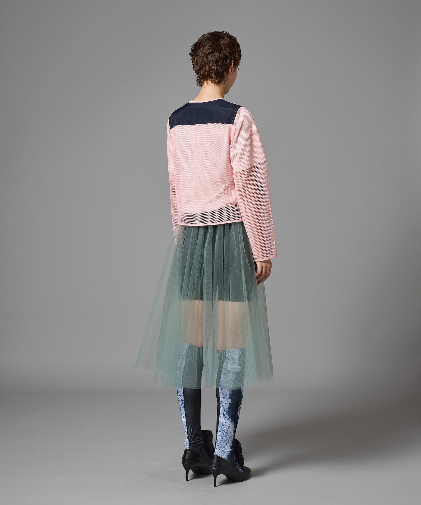 GATHER TULLE ONE-PIECE