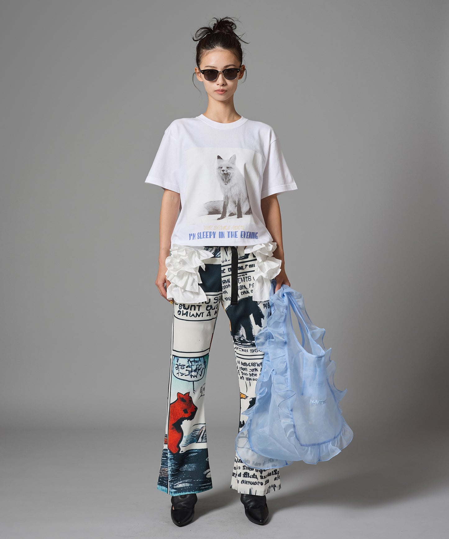 SHEER FRILL BAG(L)