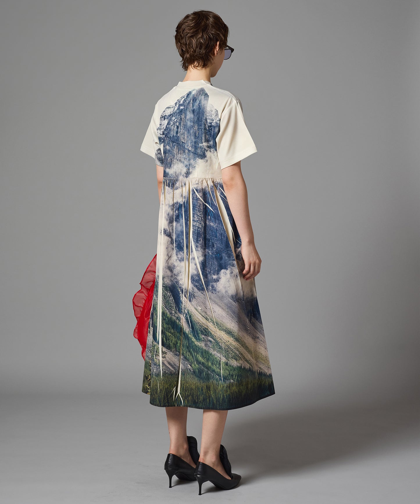 DIRECT PRINT RIB ONE-PIECE