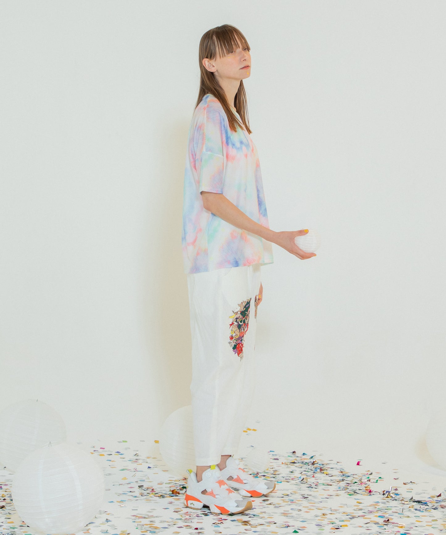 Linen UTAGE Embroi Pants