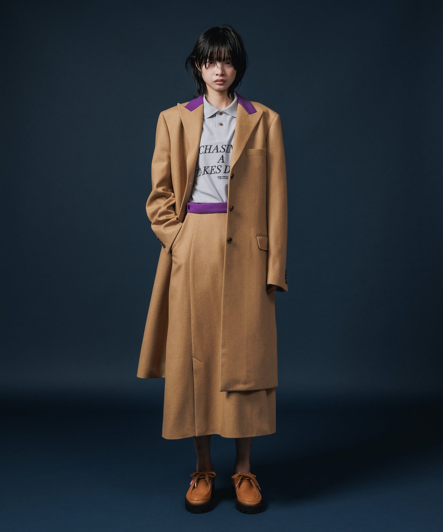 WOOL LONG SKIRT【納期10月下旬】