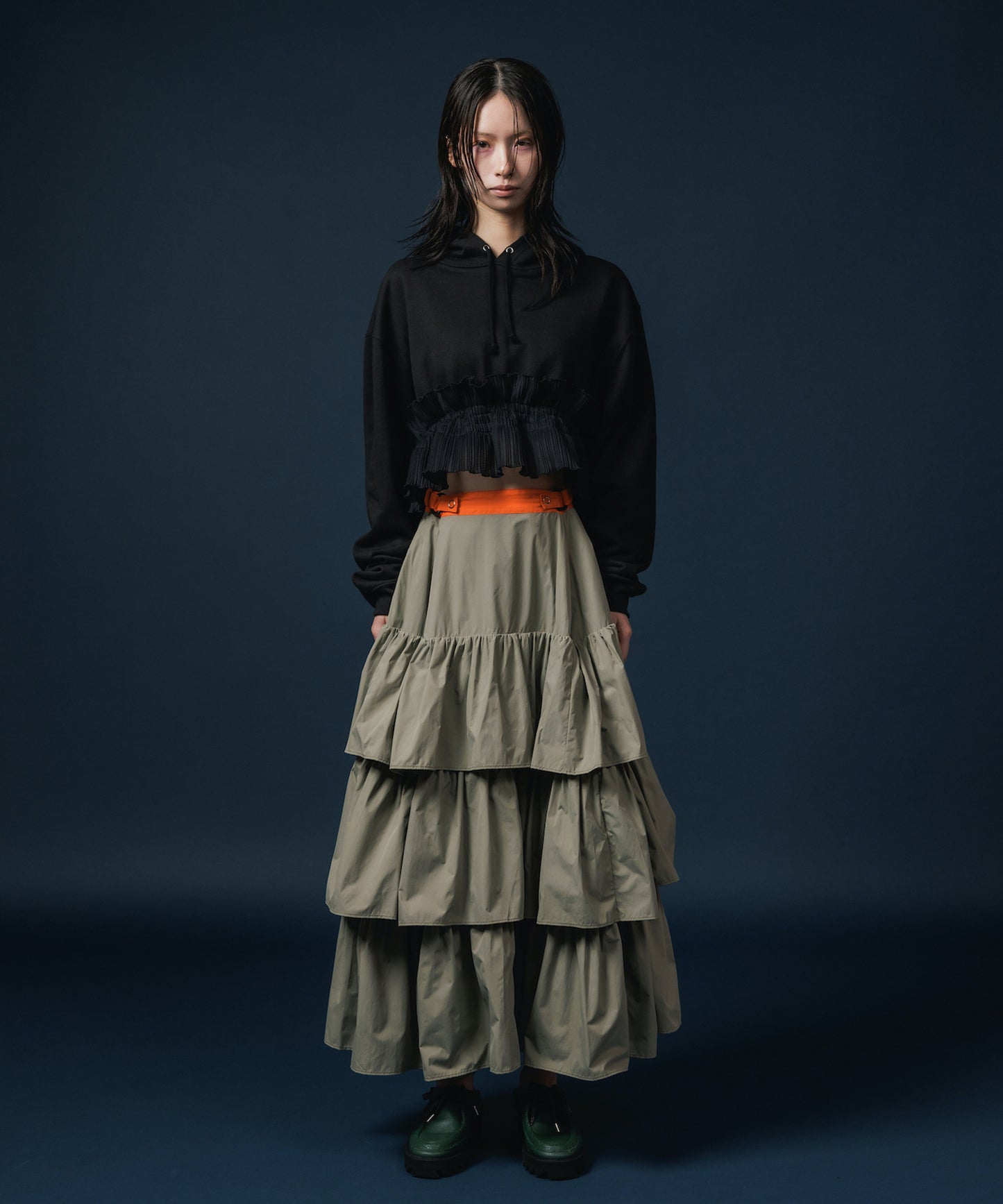 HEM FRILL PARKER【納期10月下旬】
