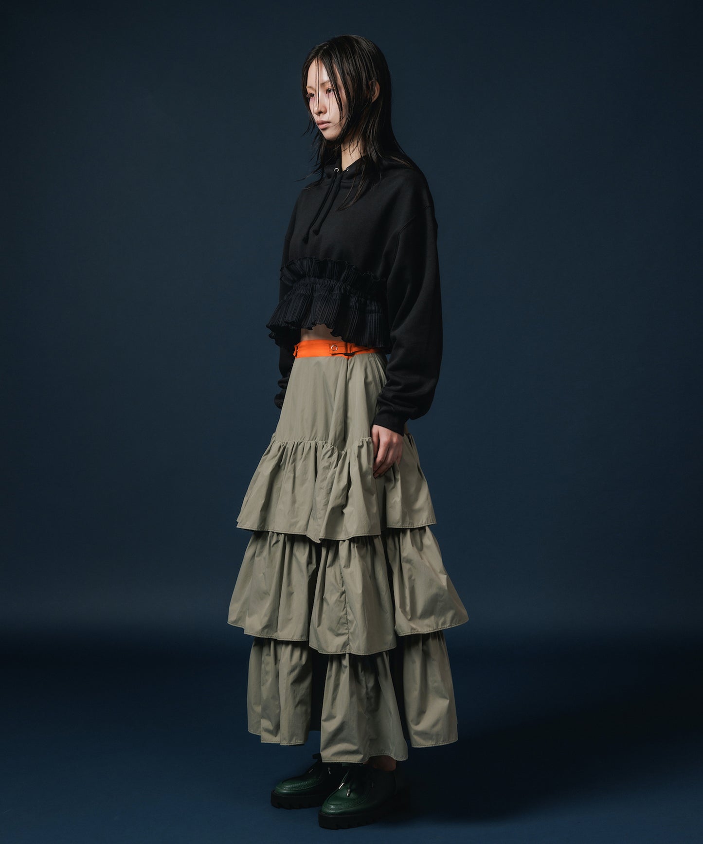HEM FRILL PARKER【納期10月下旬】