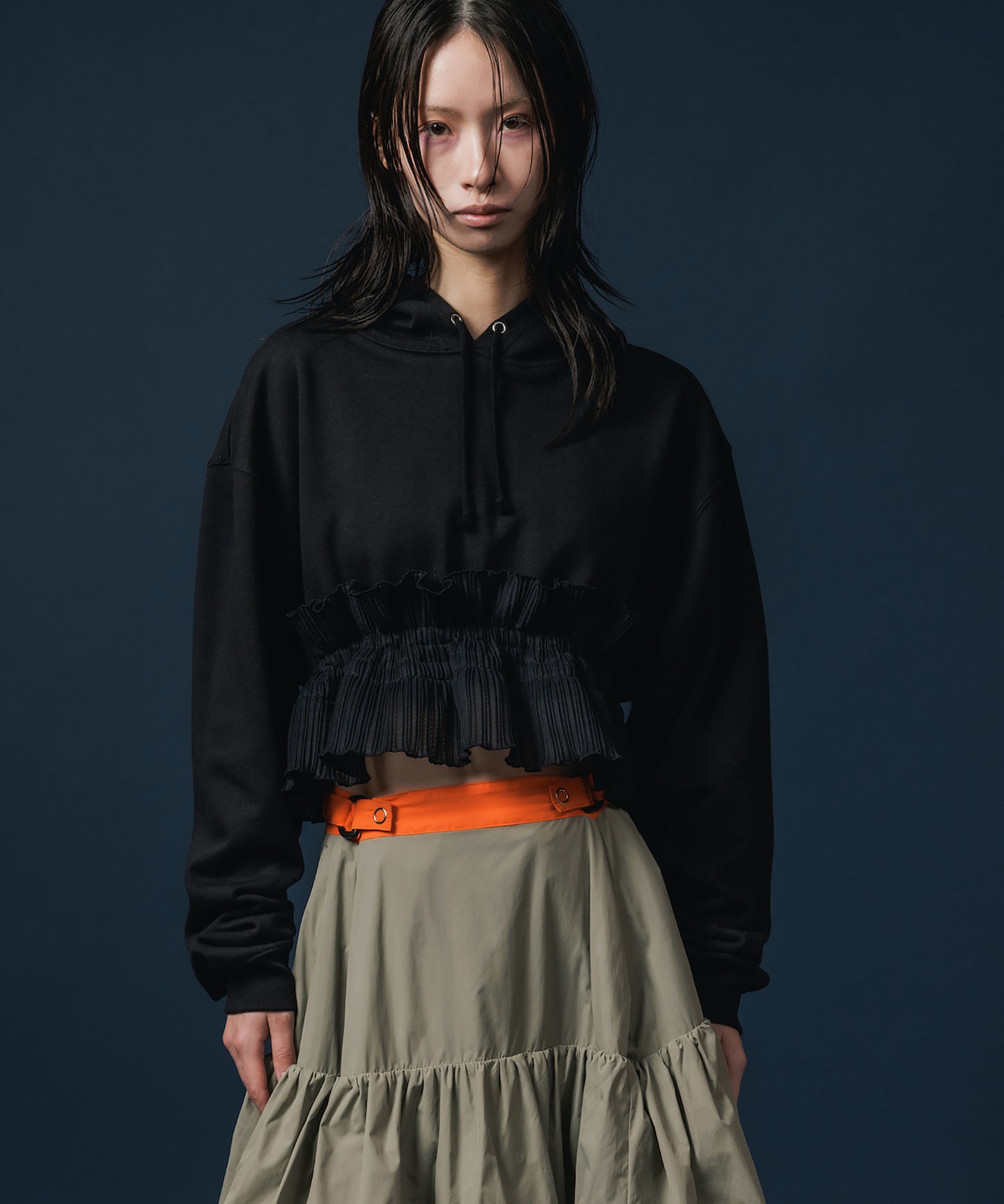 HEM FRILL PARKER【納期10月下旬】