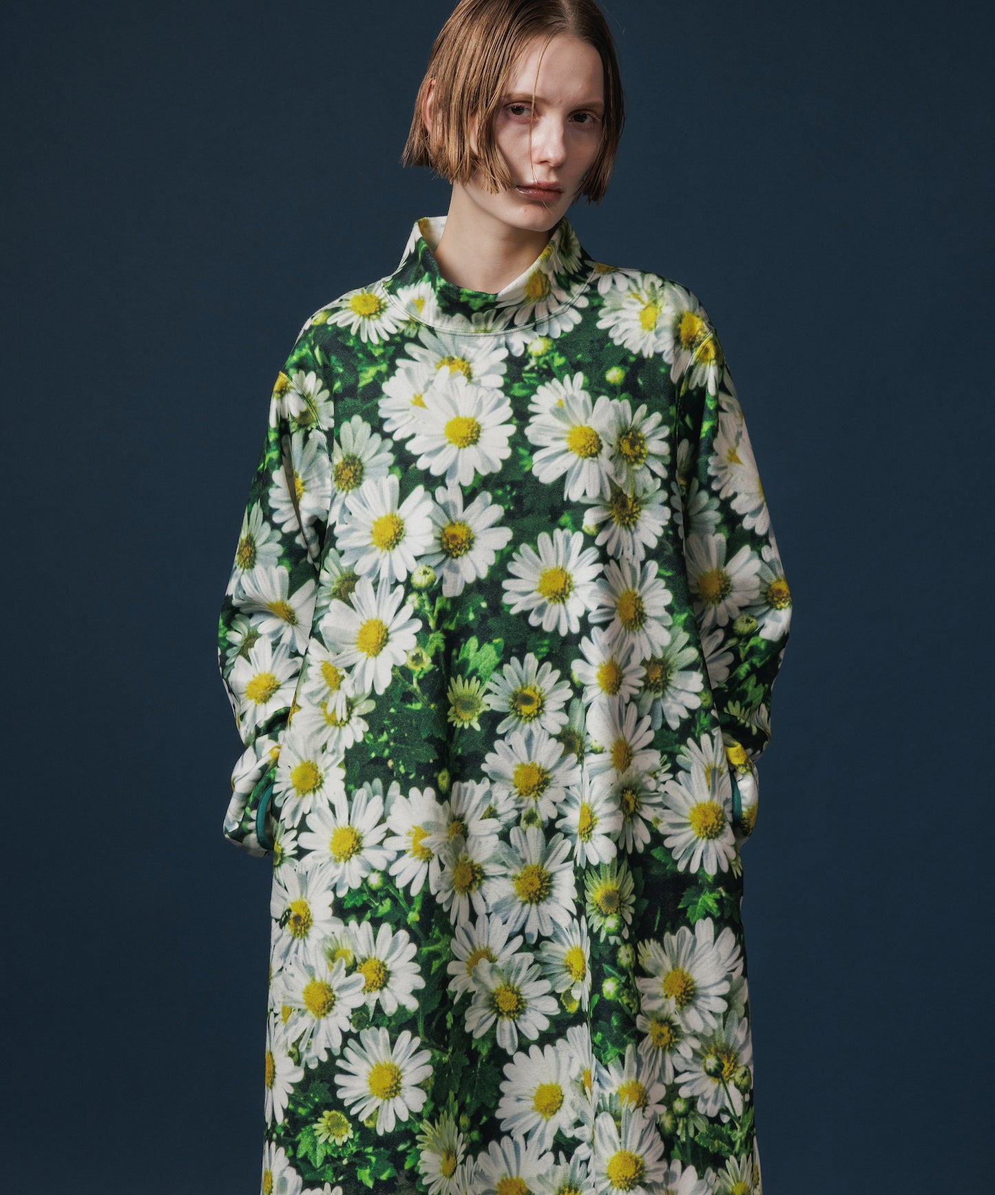 PRINT FLEECE ONE-PIECE【納期10月下旬】