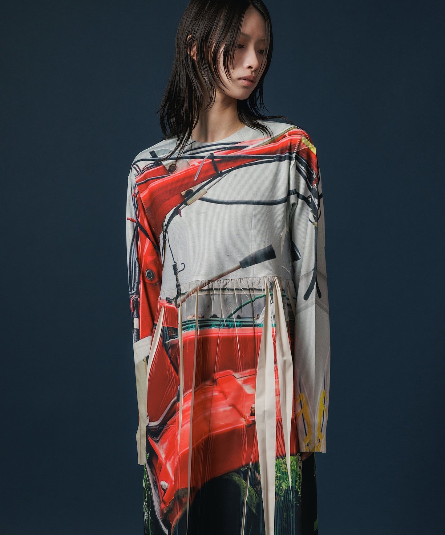 DIRECT PRINT RIB GATHER O/P 【納期9月下旬】
