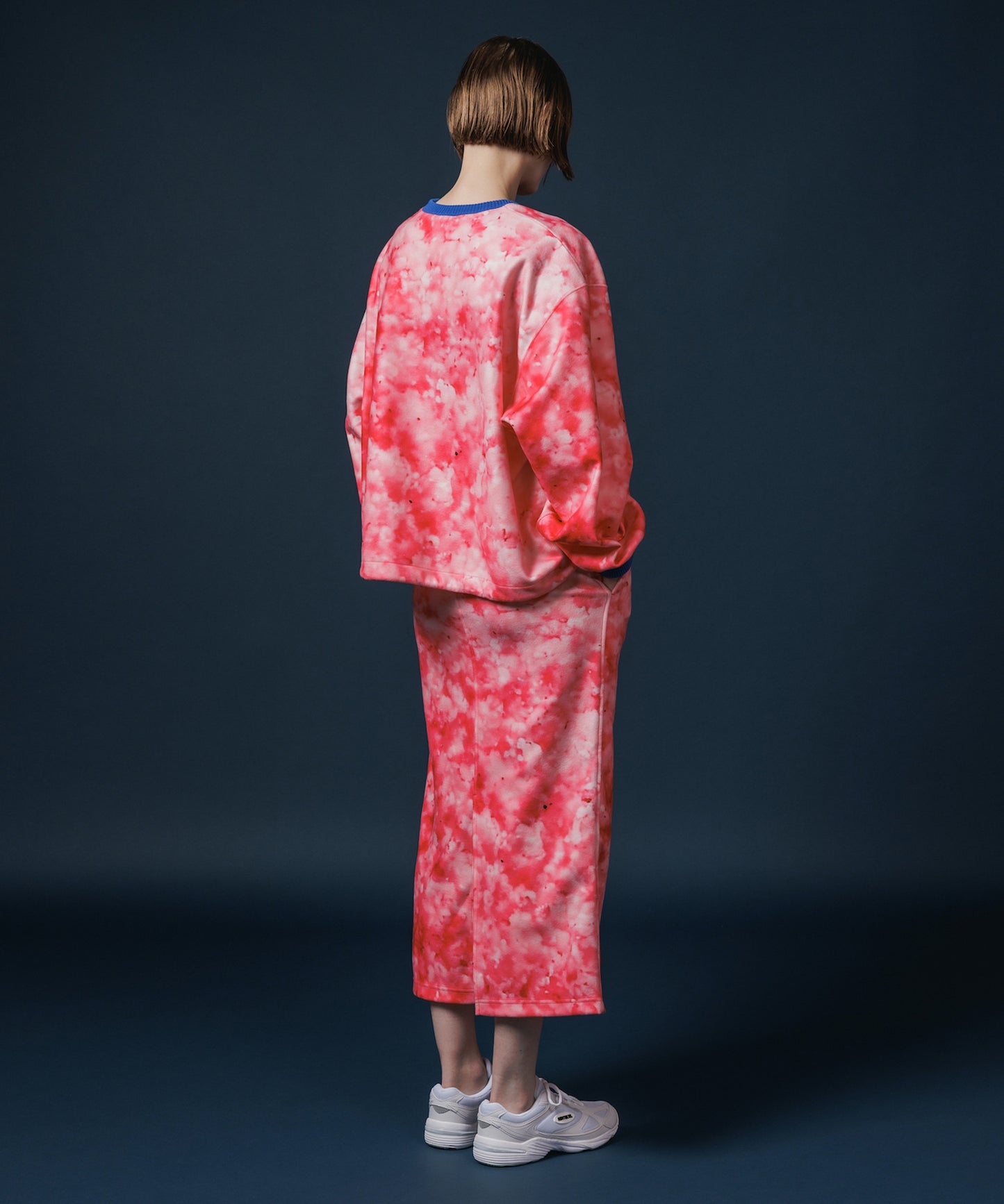 PRINT FLEECE PULLOVER TOP【納期10月下旬】
