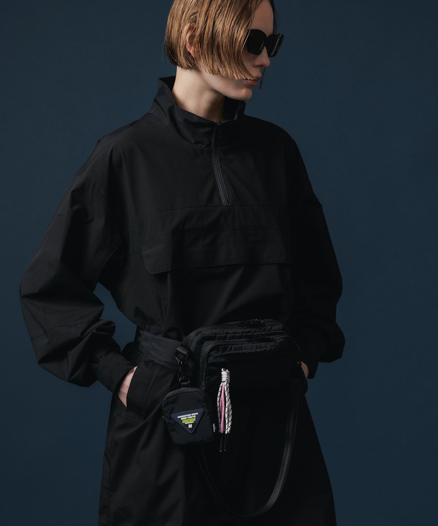 FRILL LAYER NYLONONE-PIECE 【納期9月下旬】