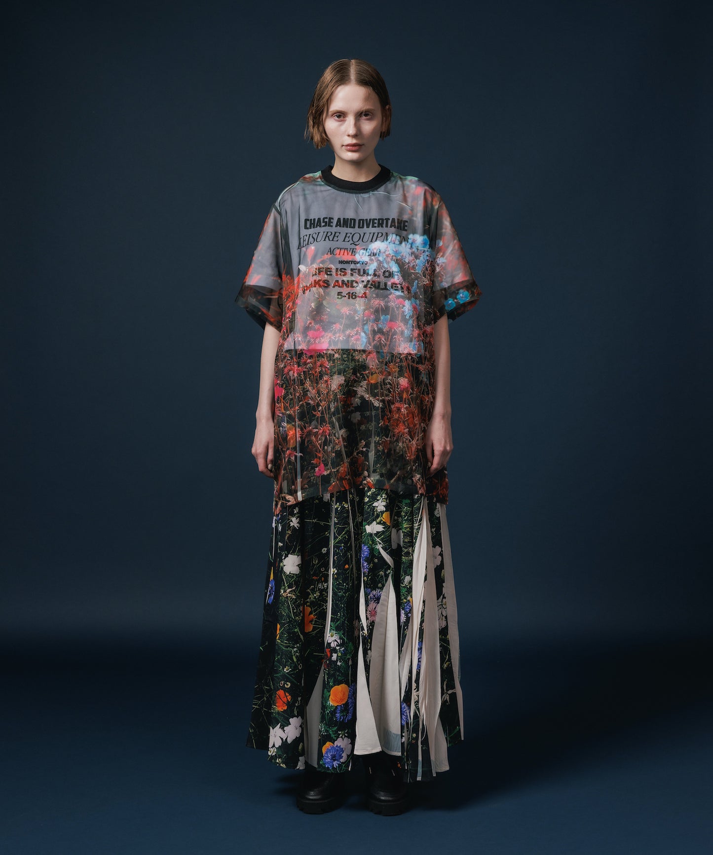 DIRECT PRINT SHEER T-SHIRT 【納期8月下旬】